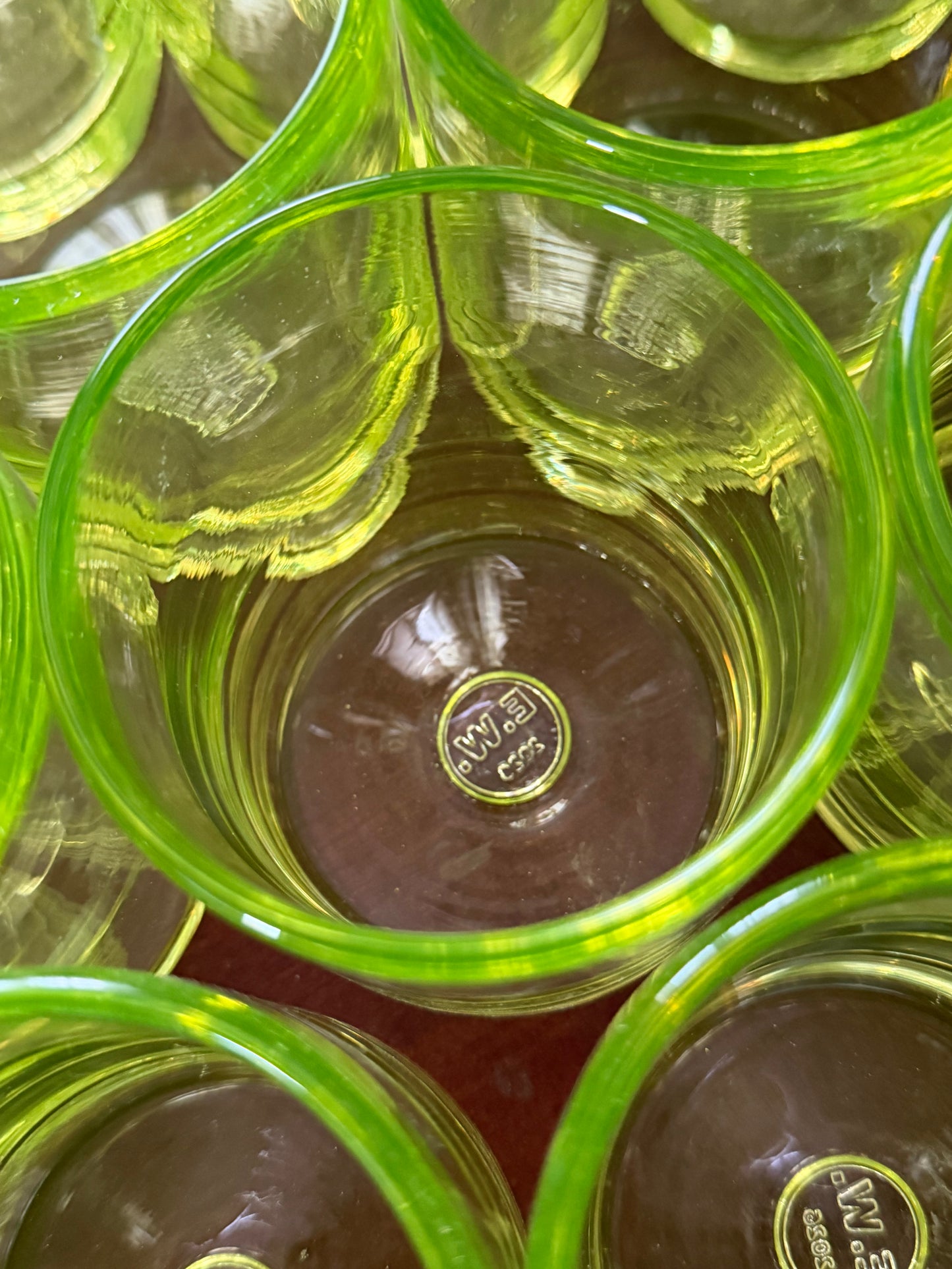 Uranium Glass Rocks Glass (10oz)