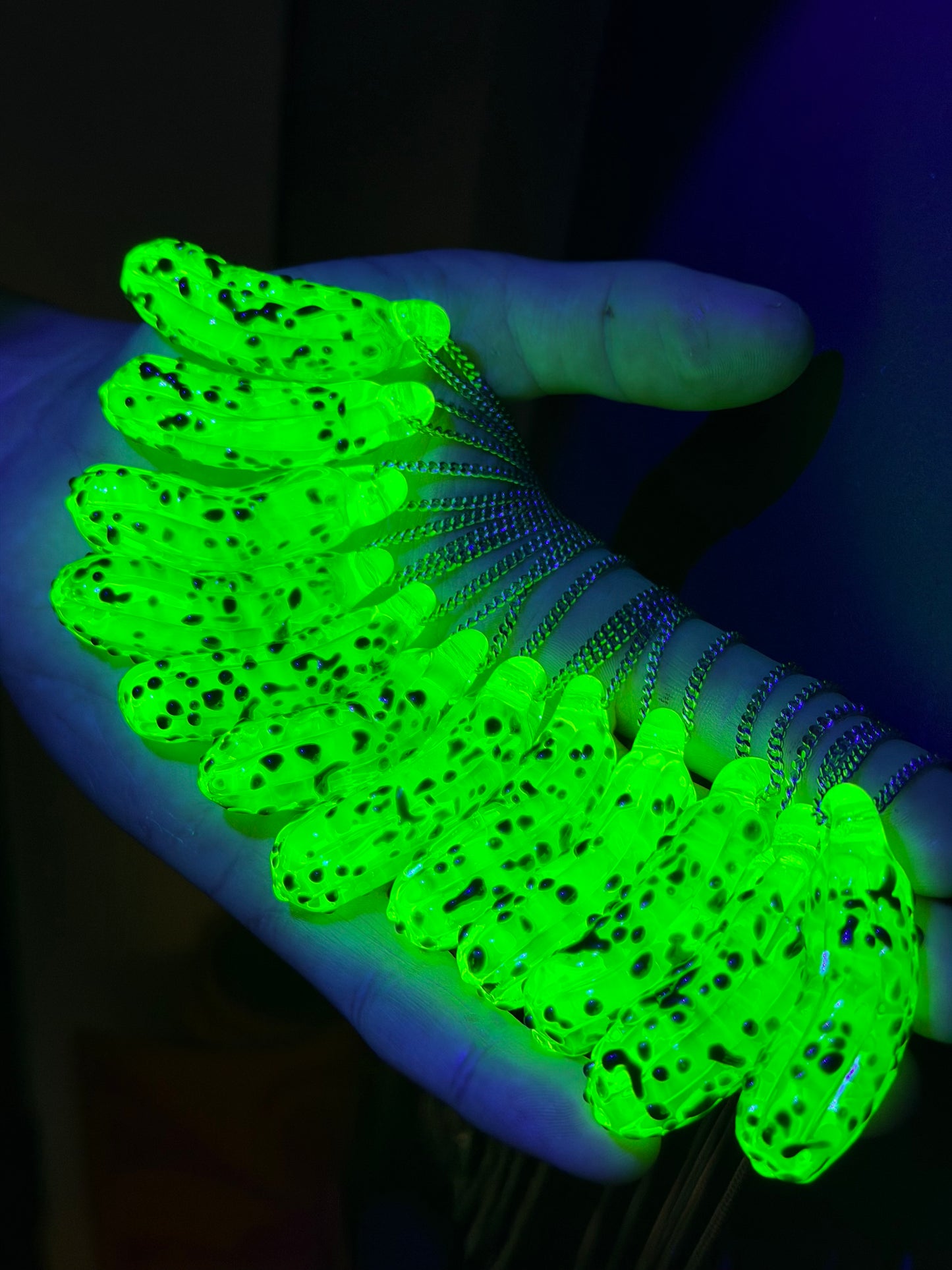 Uranium Glass Pickle Pendant