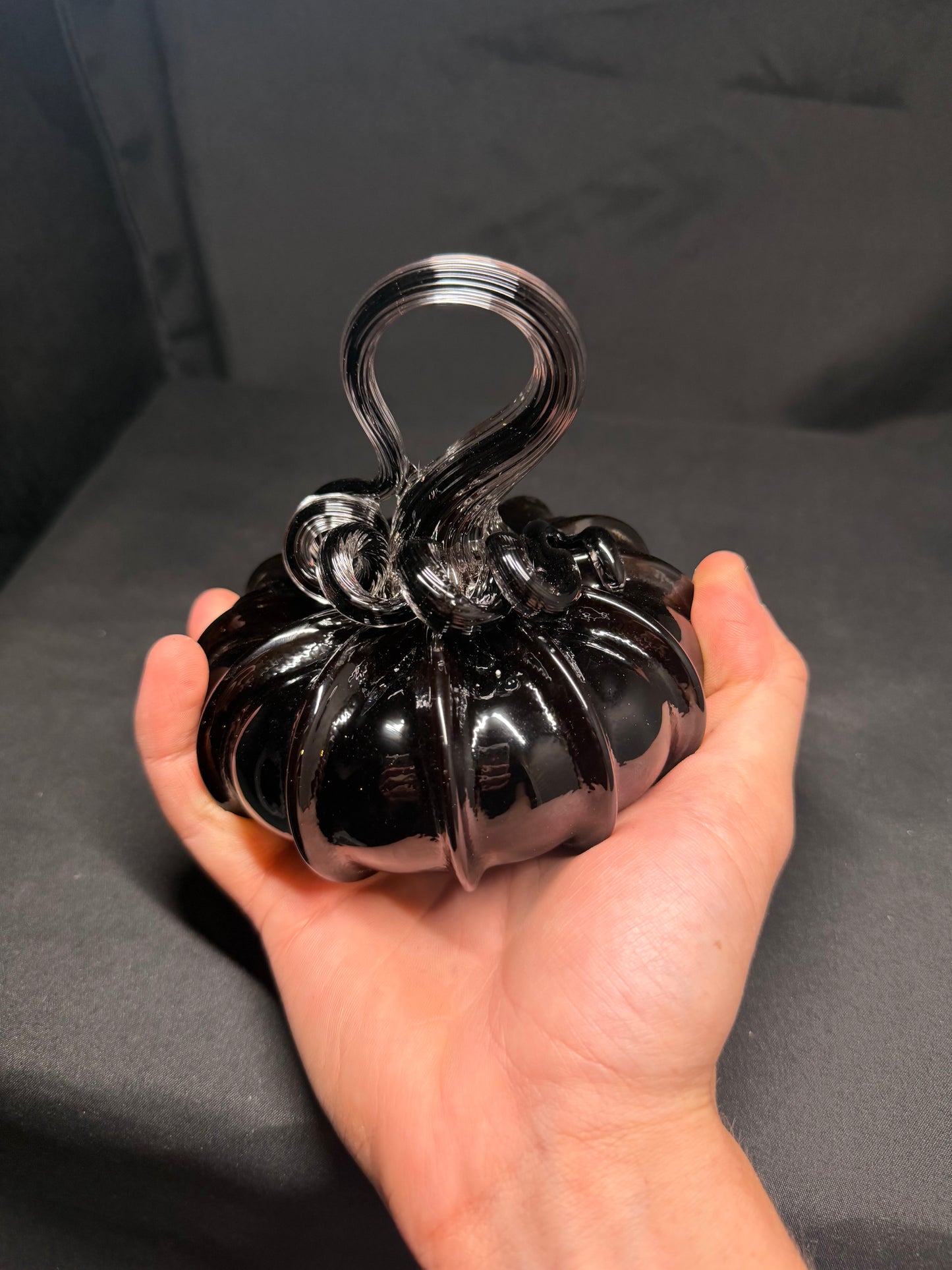 Samarium Glass Pumpkin