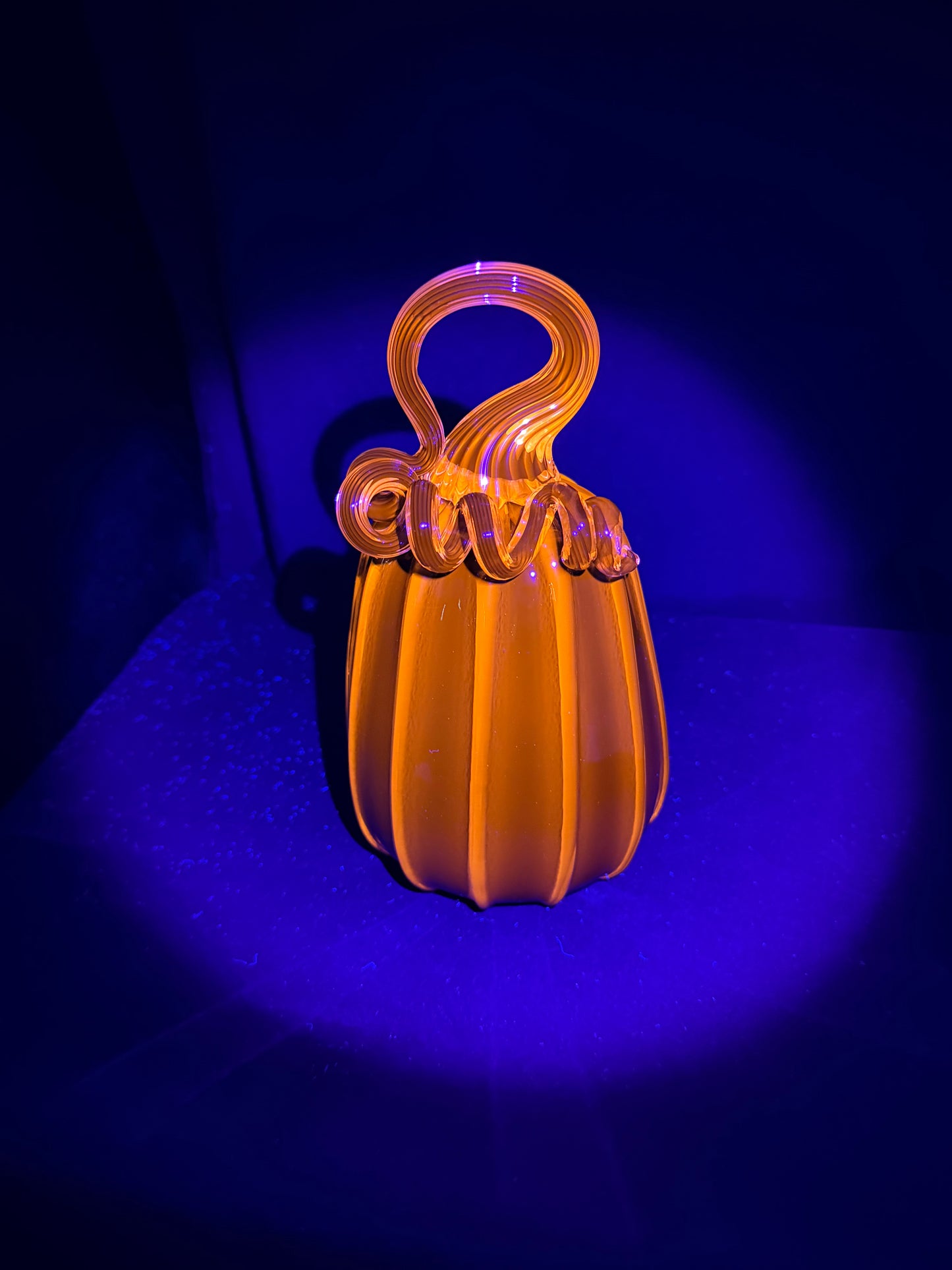 Samarium Glass Pumpkin