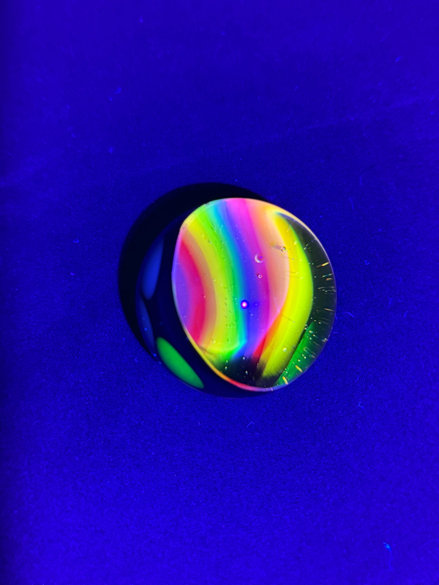 UV Rainbow Vortex Marble (42mm)
