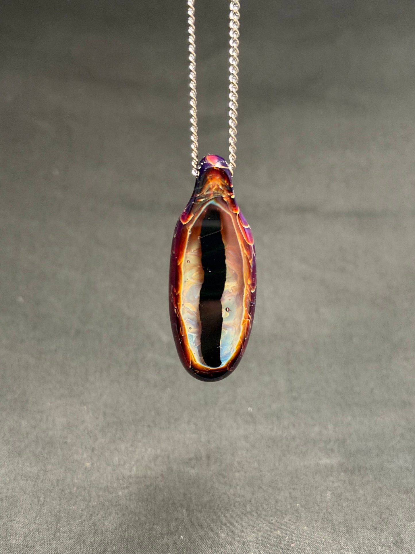 Faceted Geode Pendants (UV Rainbow)