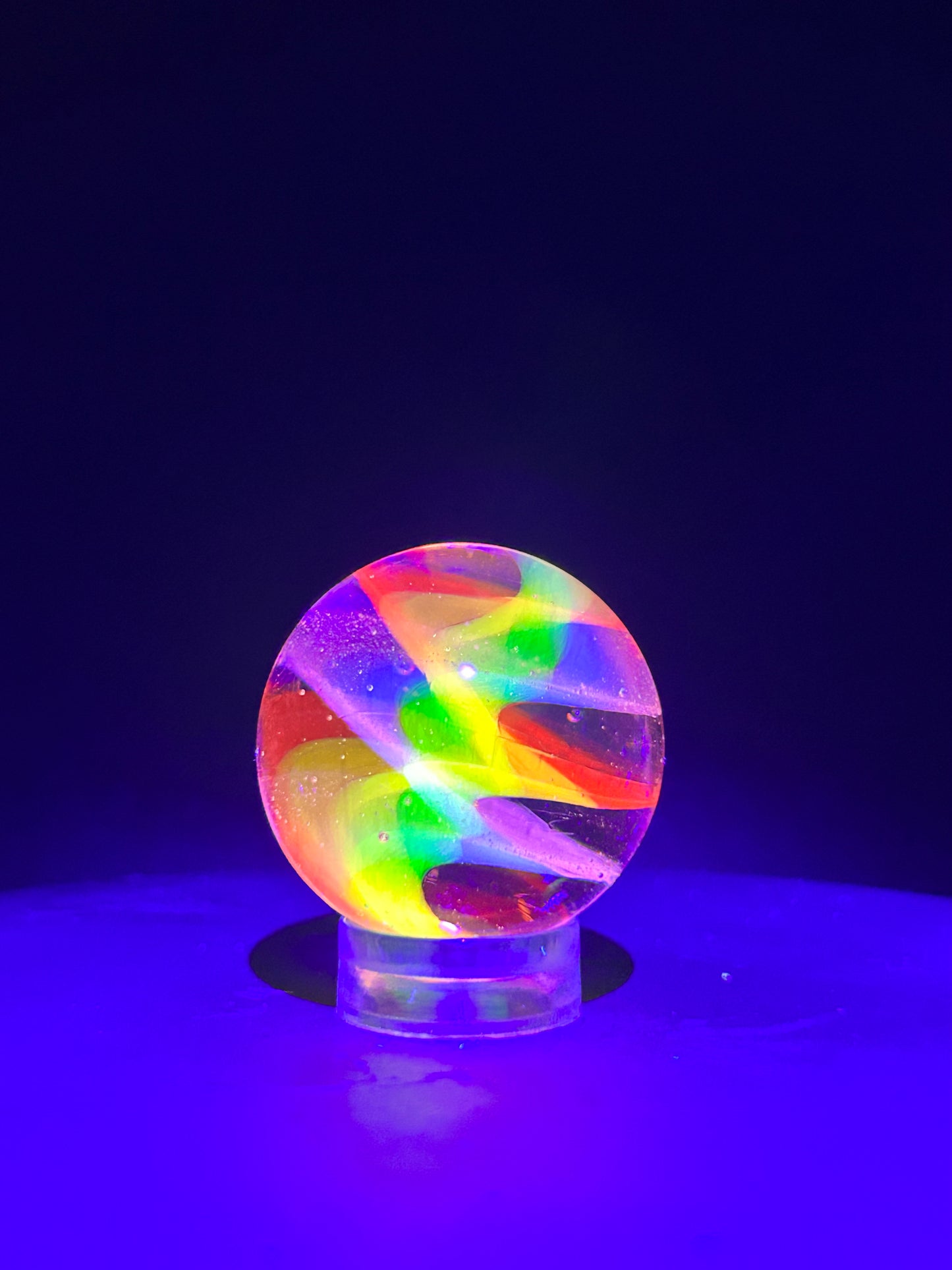 Rainbow Twist Marble 27mm