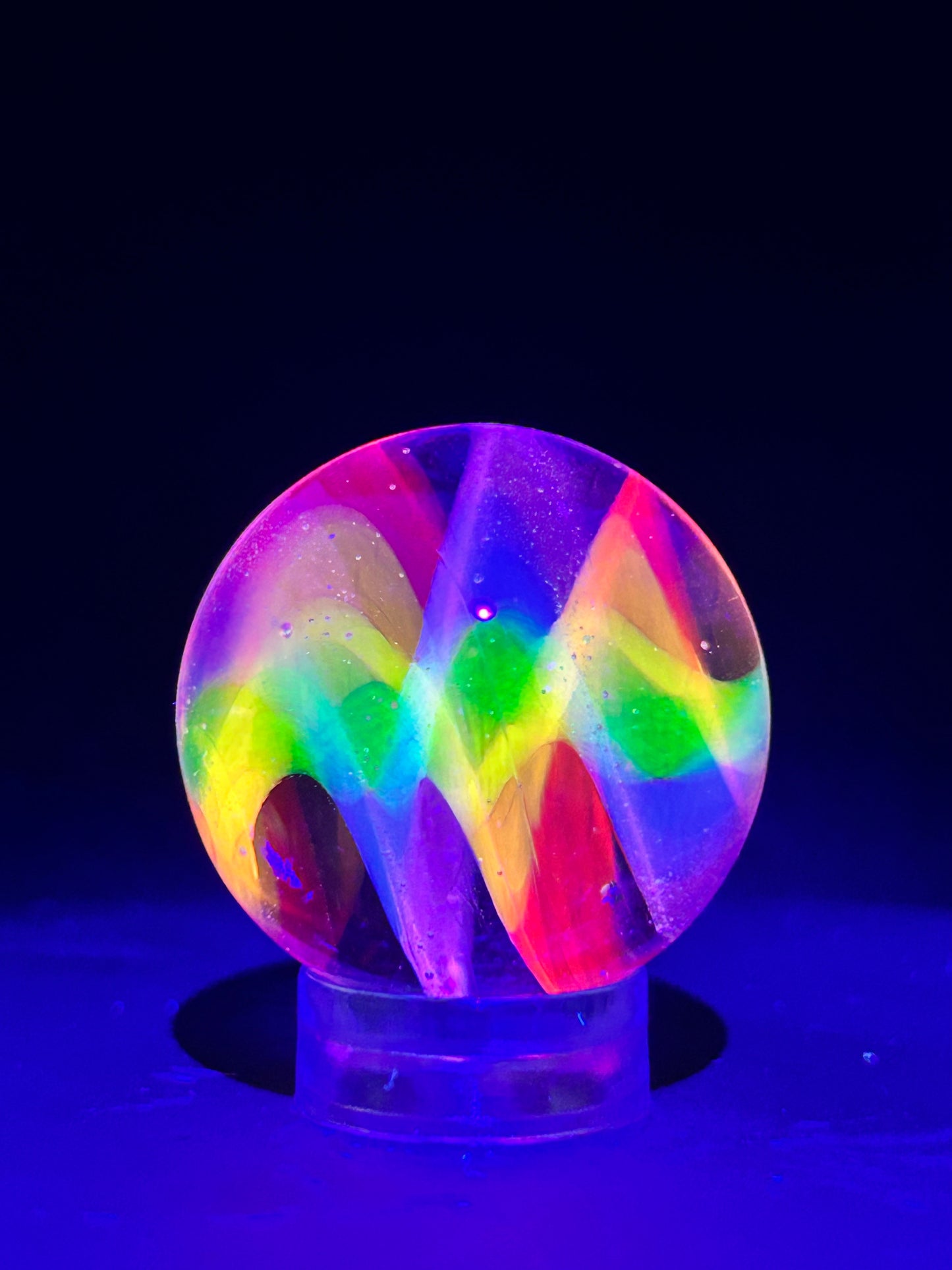 Rainbow Twist Marble 27mm