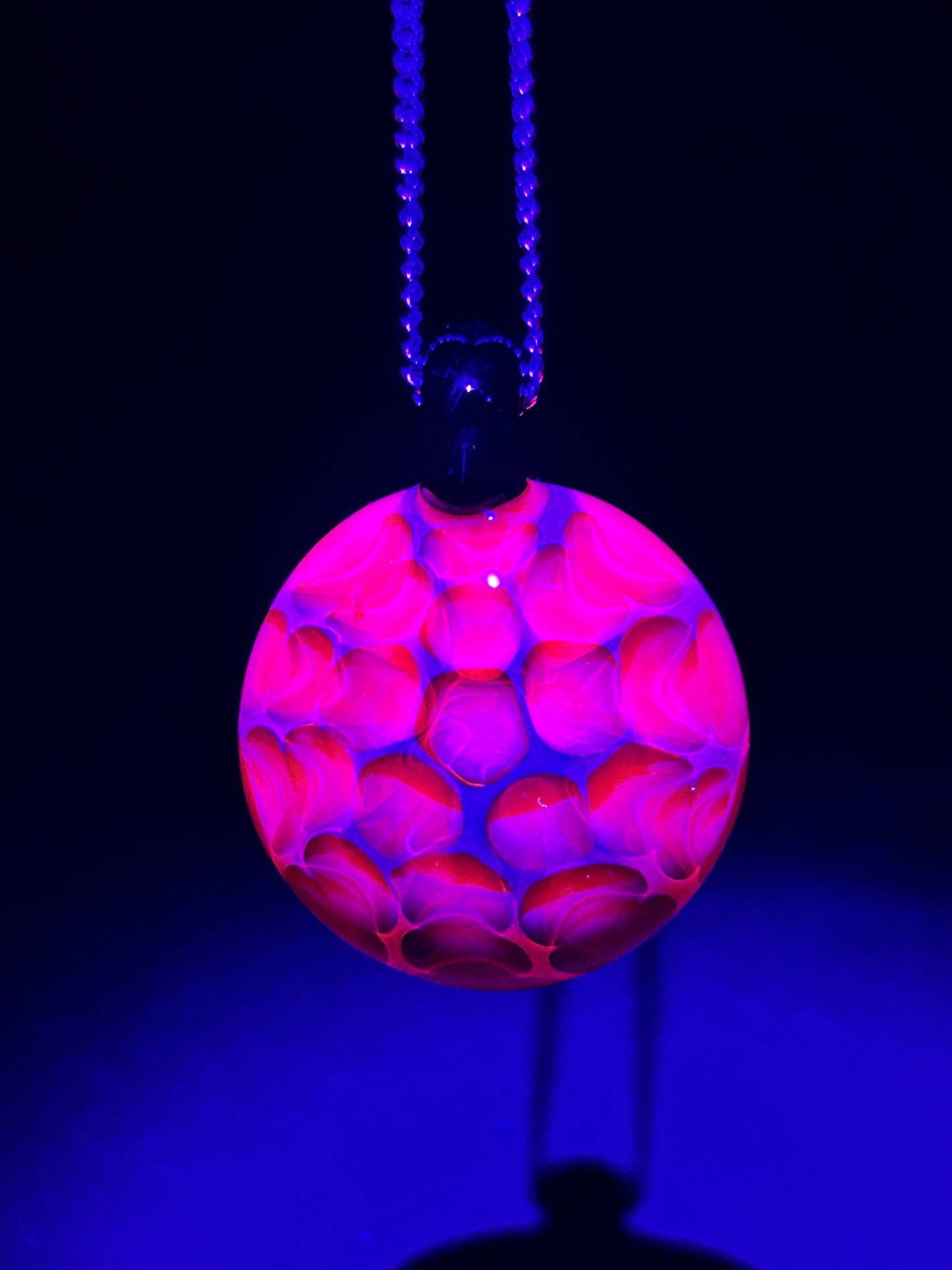 Amber Purple Pendant (Red/Pink UV)