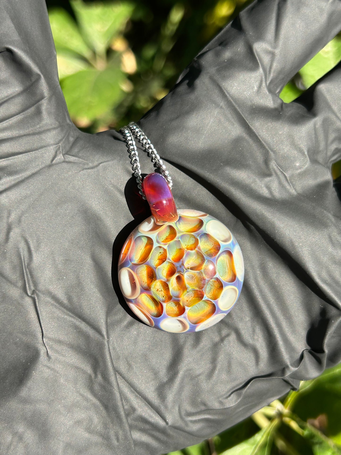 Amber Purple Pendant (UV Reactive)