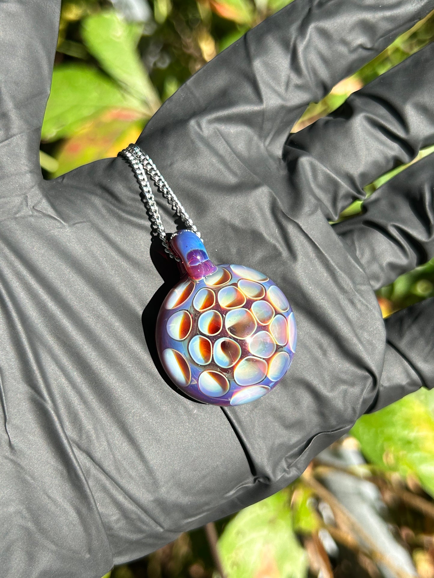 Amber Purple Pendant