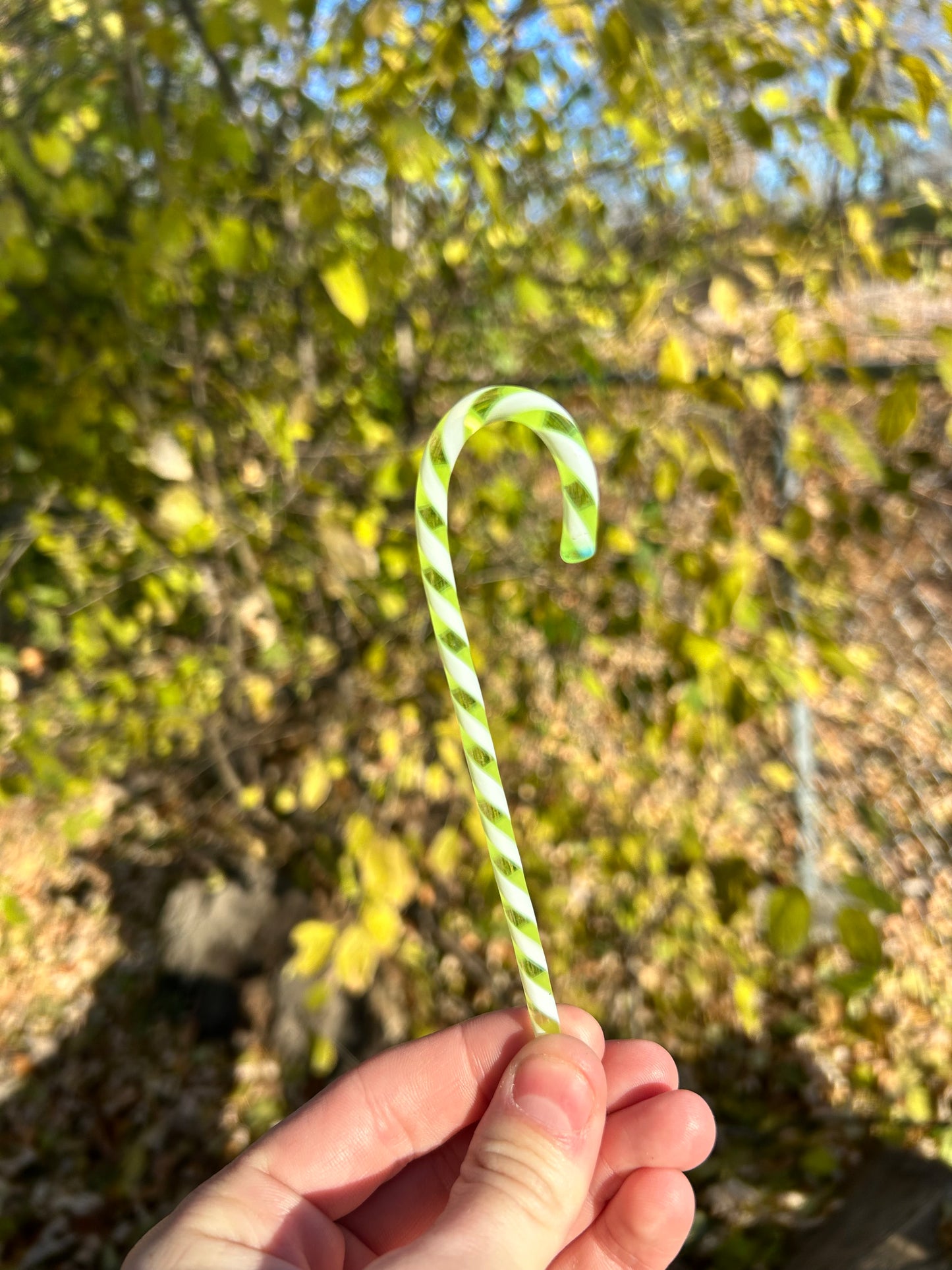Uranium Glass Candy Canes