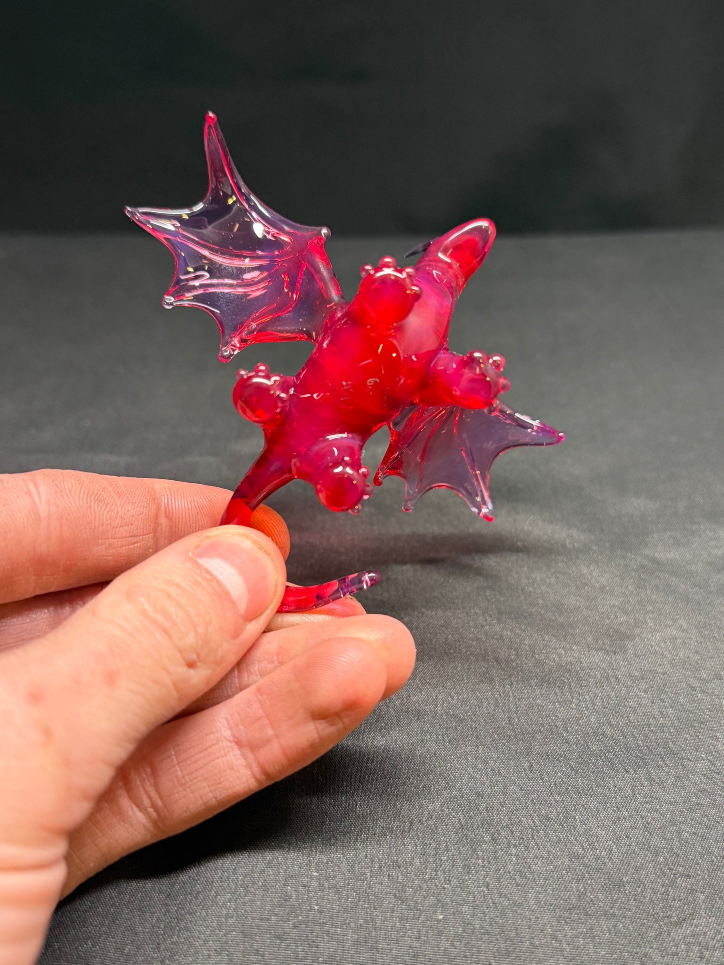 Gold Ruby Pink Dragon