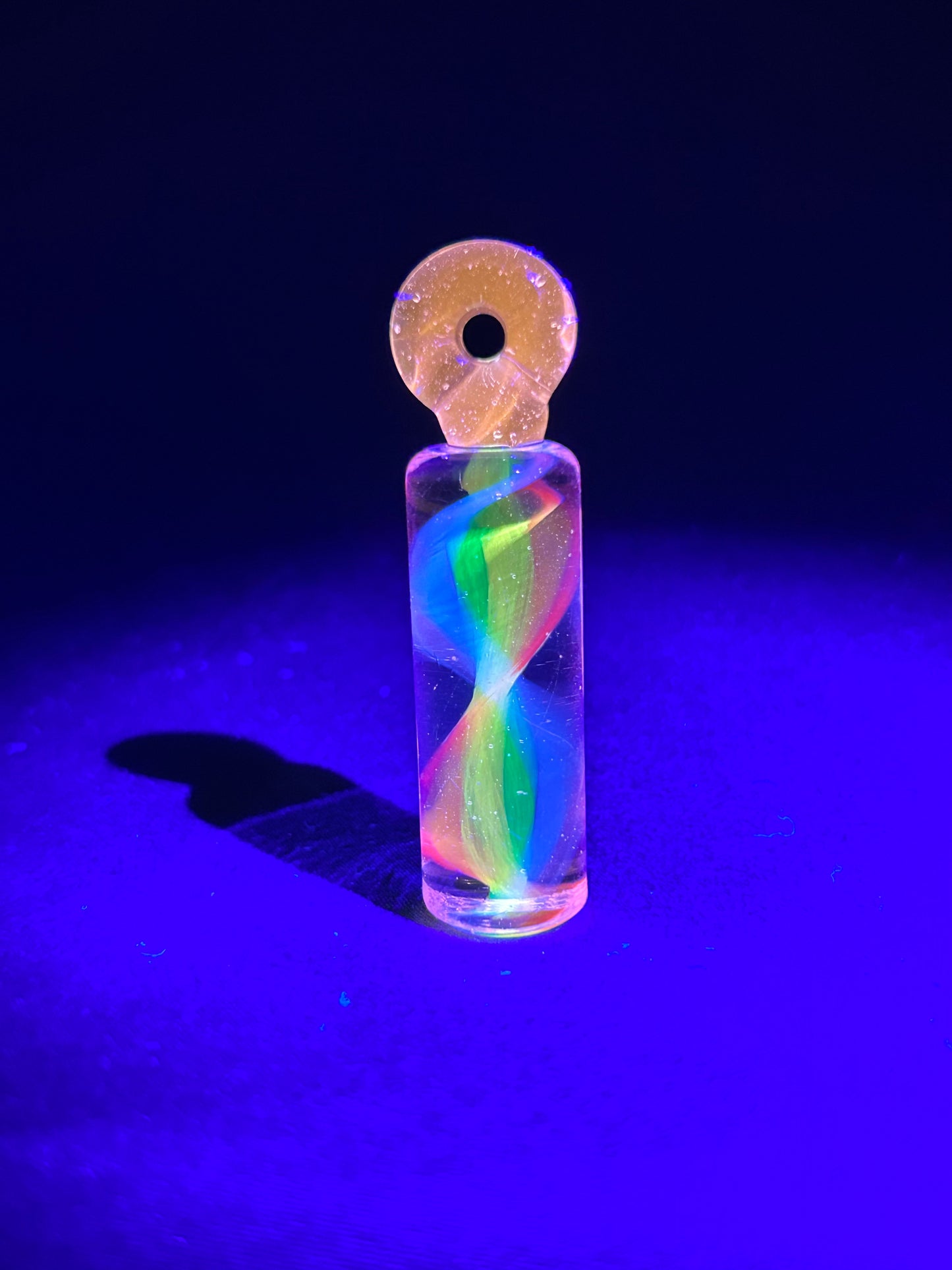 UV Rainbow Twist Pendent