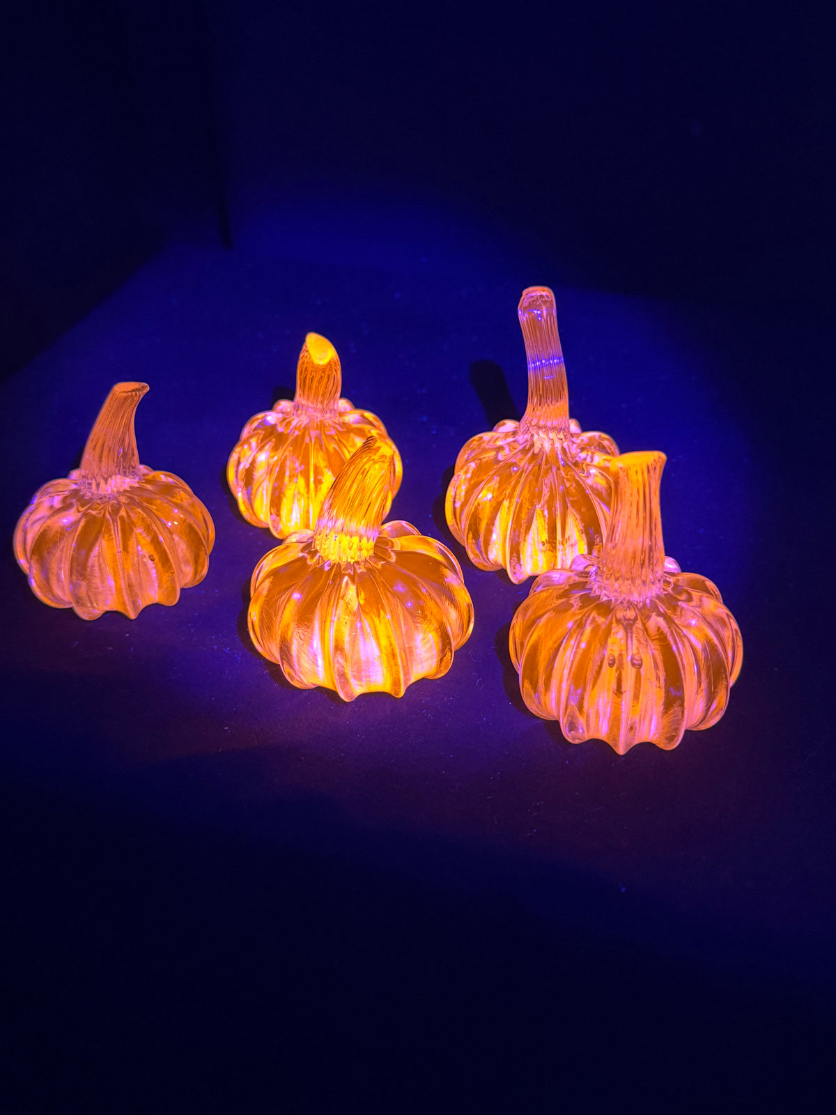 Samarium Glass Pumpkin