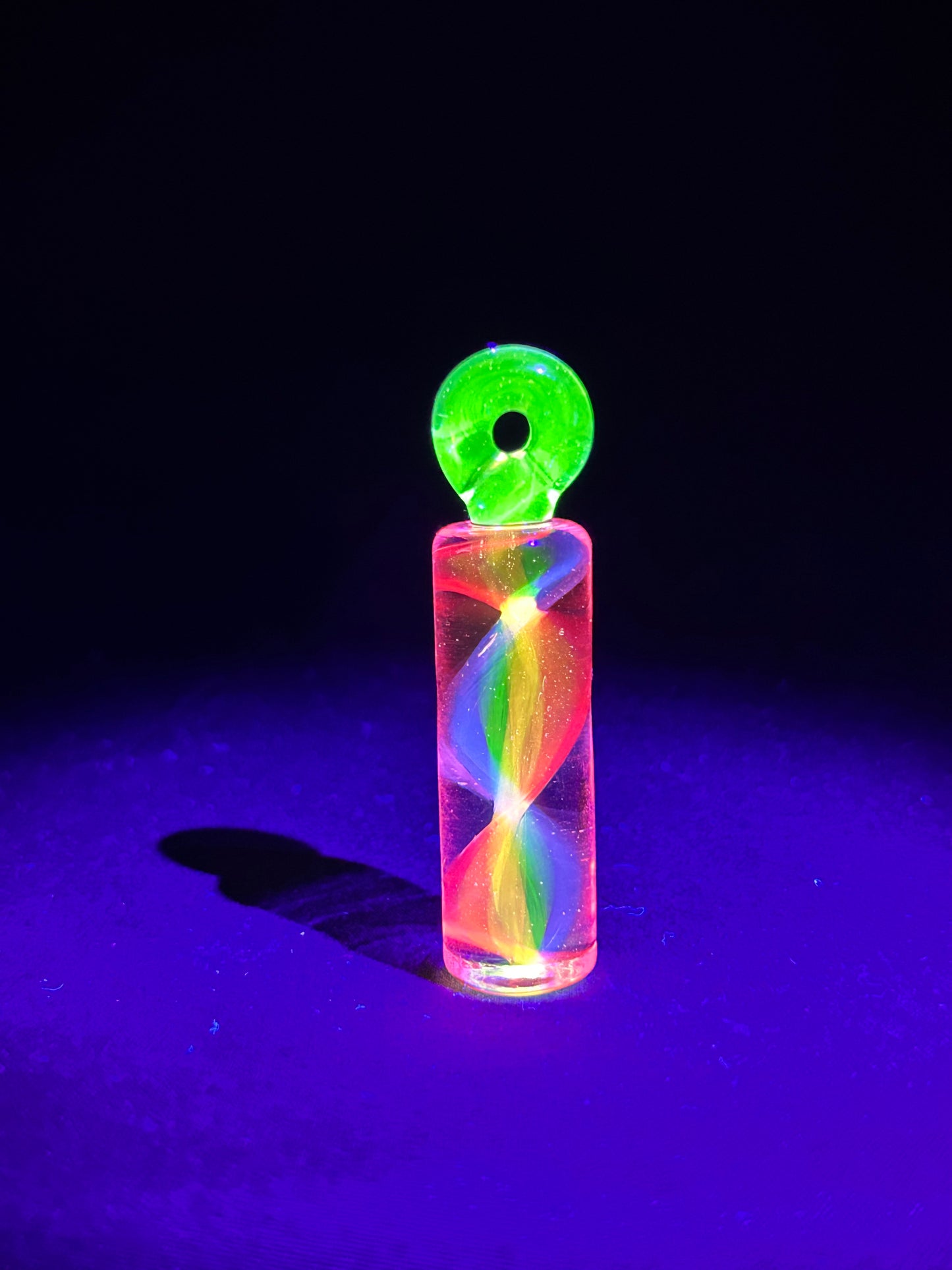 UV Rainbow Twist Pendent