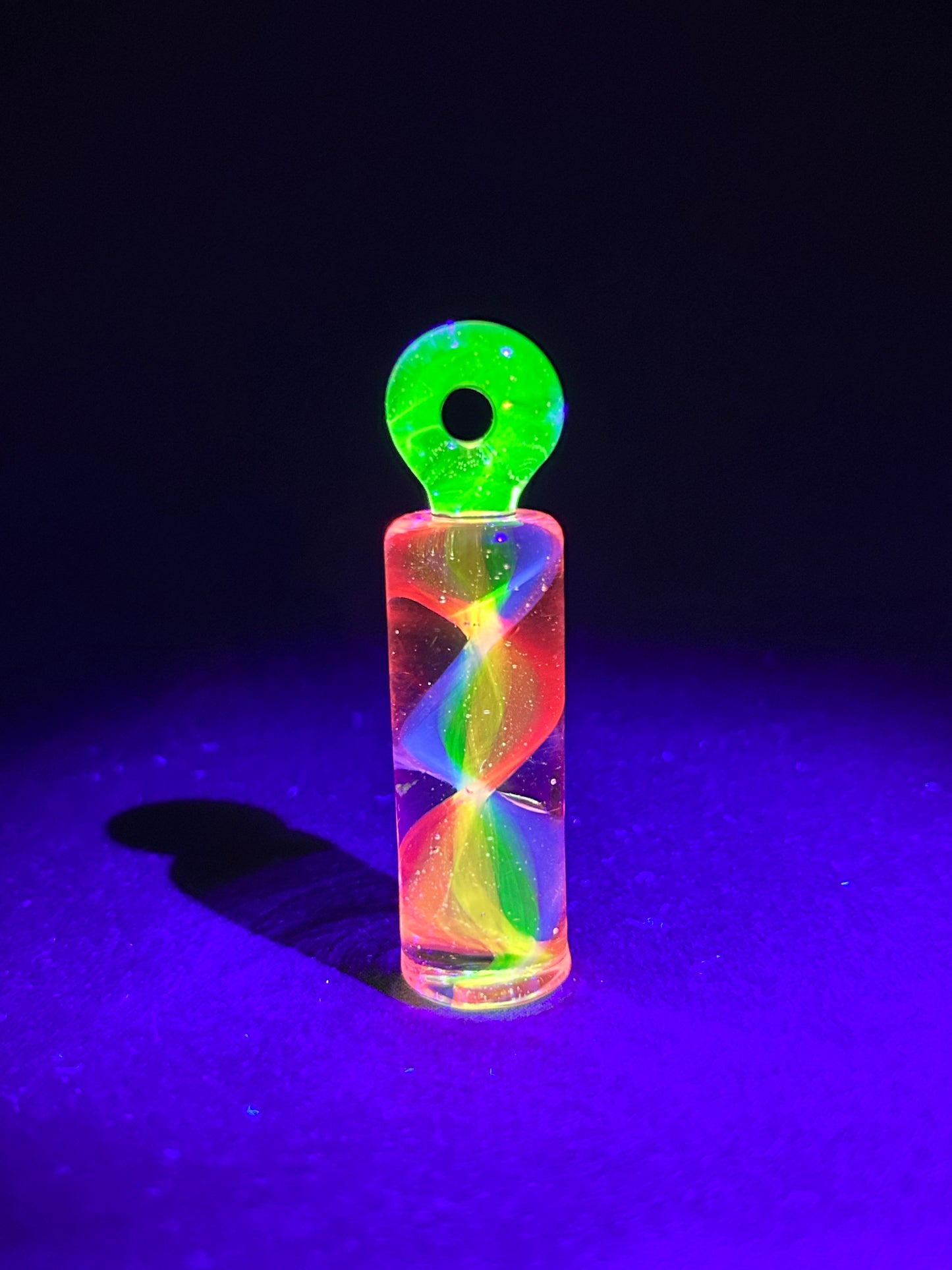 UV Rainbow Twist Pendent