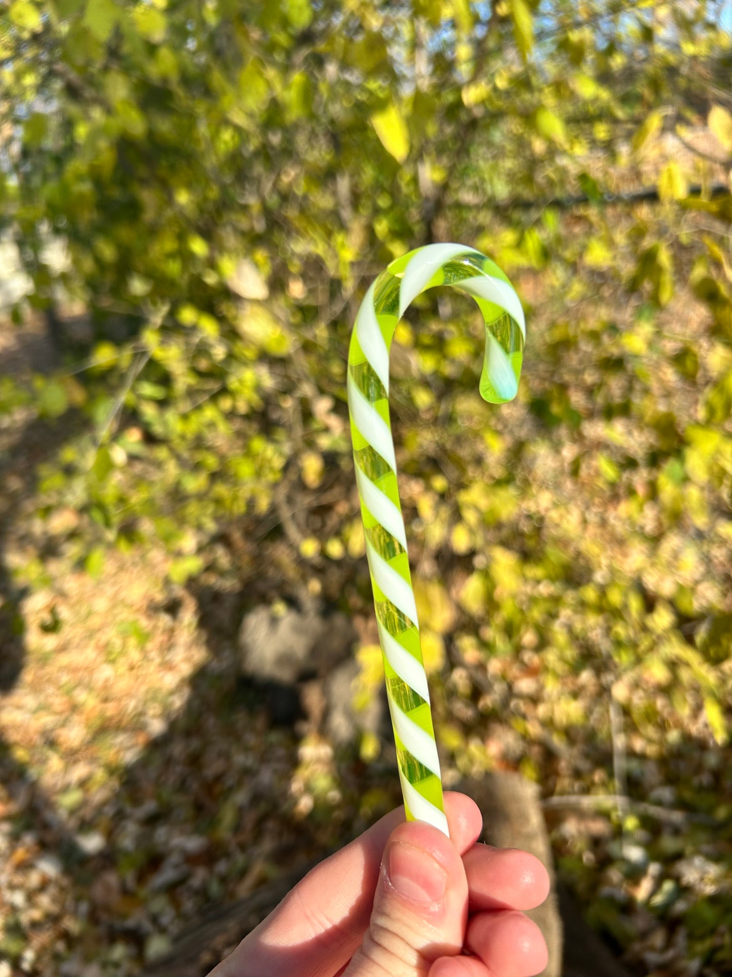 Uranium Glass Candy Canes