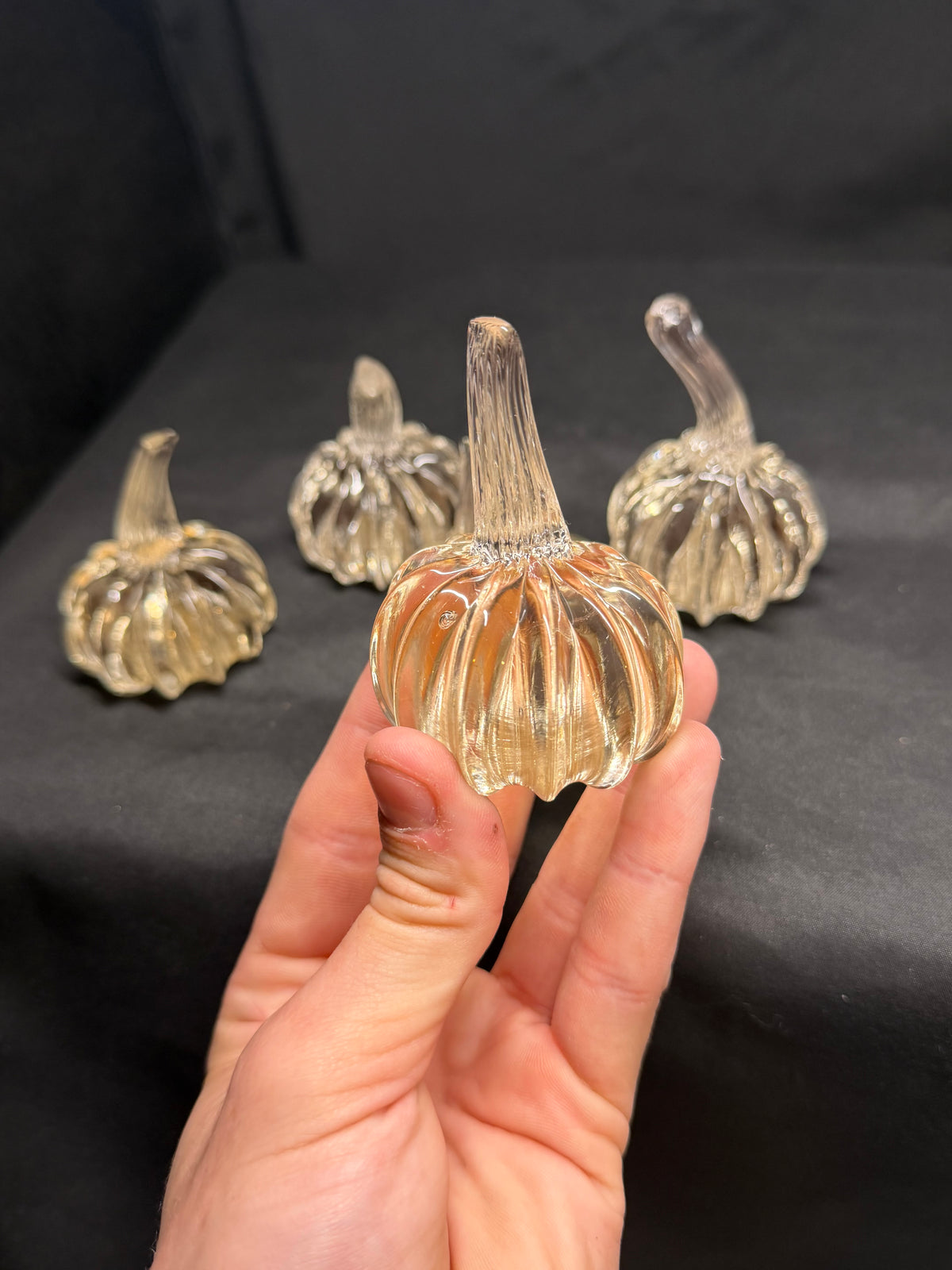 Samarium Glass Pumpkin