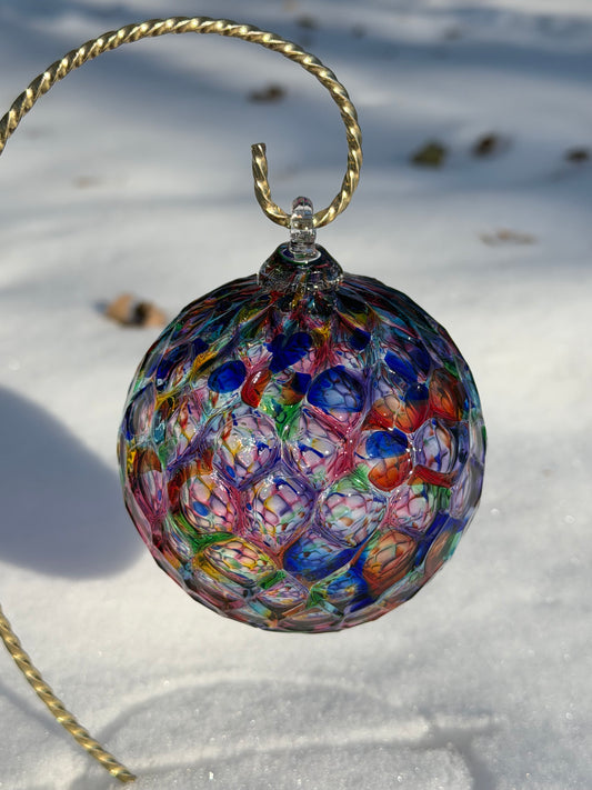 Rainbow Pineapple Ornament