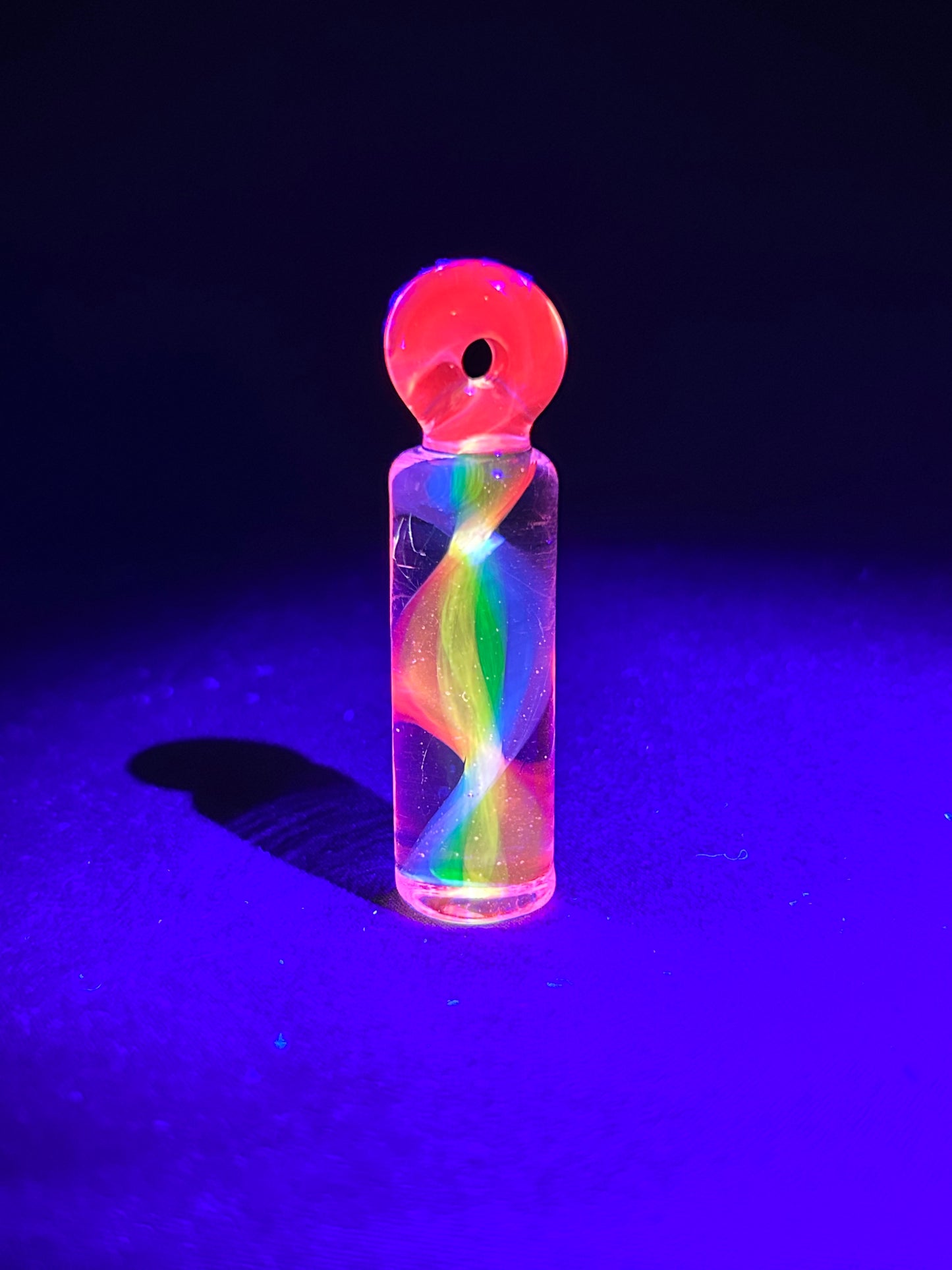 UV Rainbow Twist Pendent