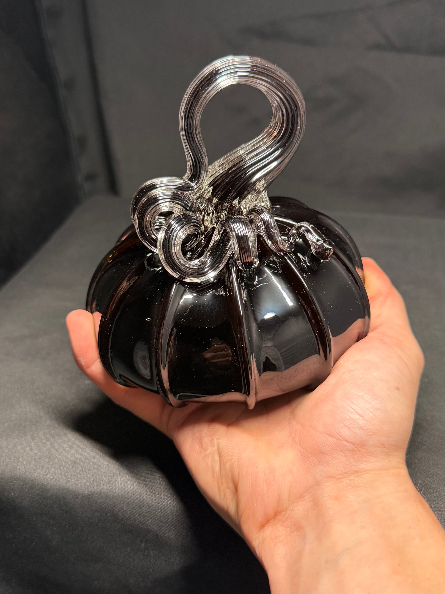Samarium Glass Pumpkin