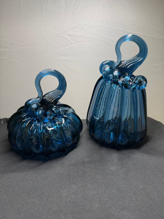 Recycled Uranium Glass Pumpkin