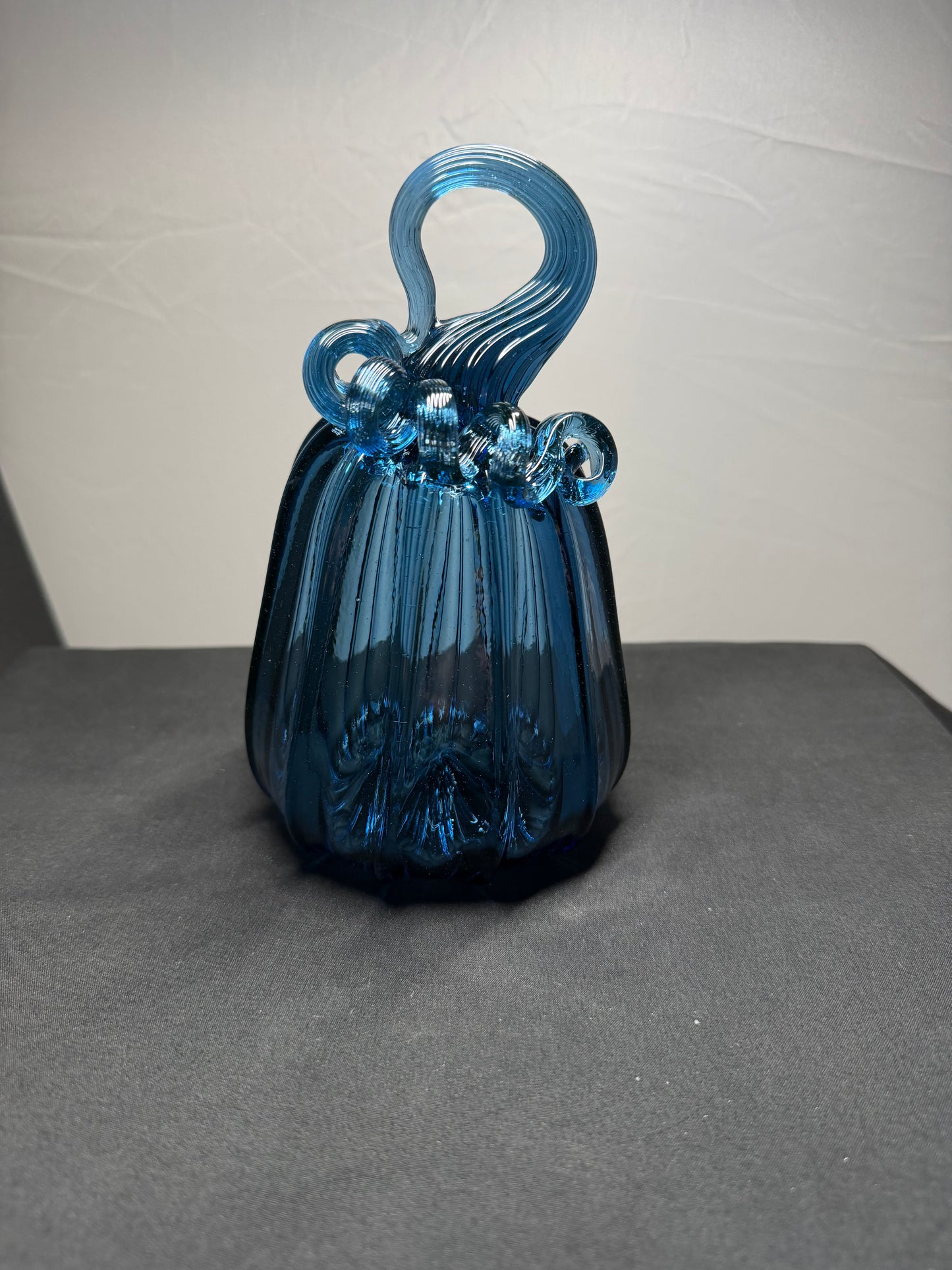 Recycled Uranium Glass Pumpkin