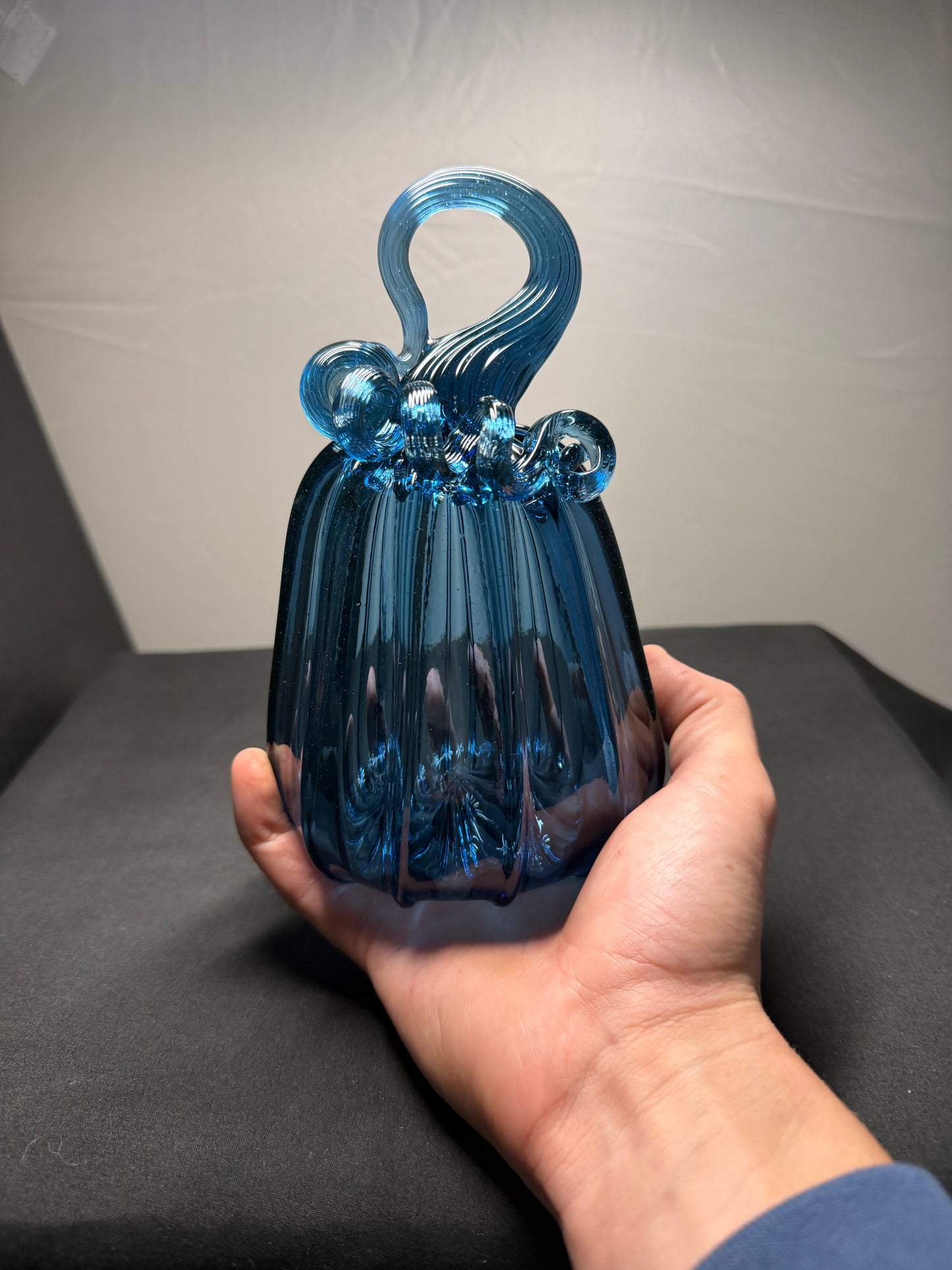 Recycled Uranium Glass Pumpkin