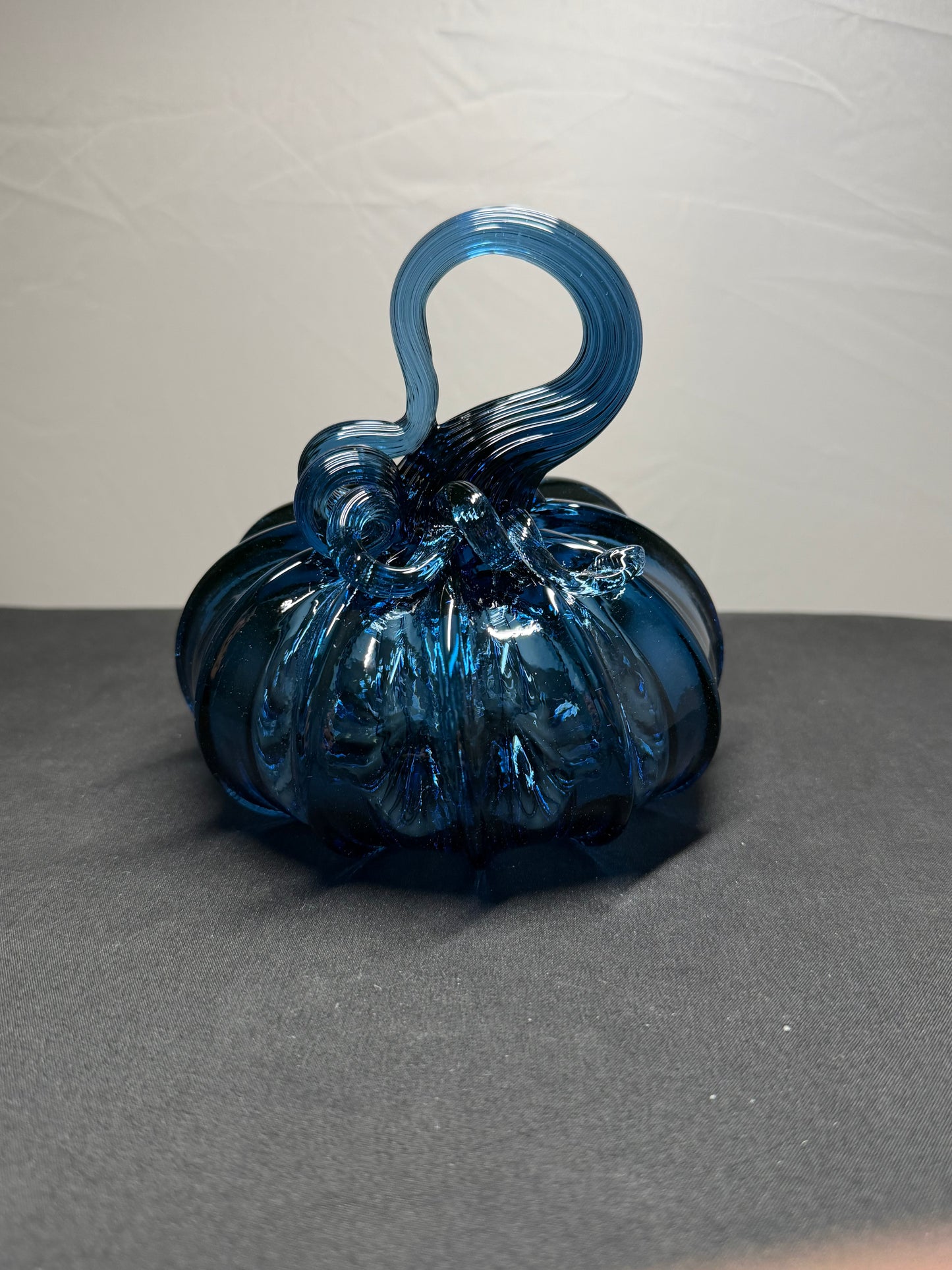 Recycled Uranium Glass Pumpkin