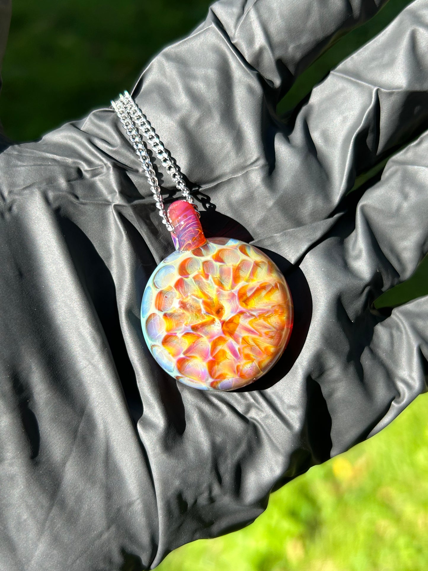 Amber Purple Pendant (With Orange UV)