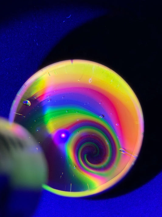 UV Rainbow Vortex Marble (42mm)