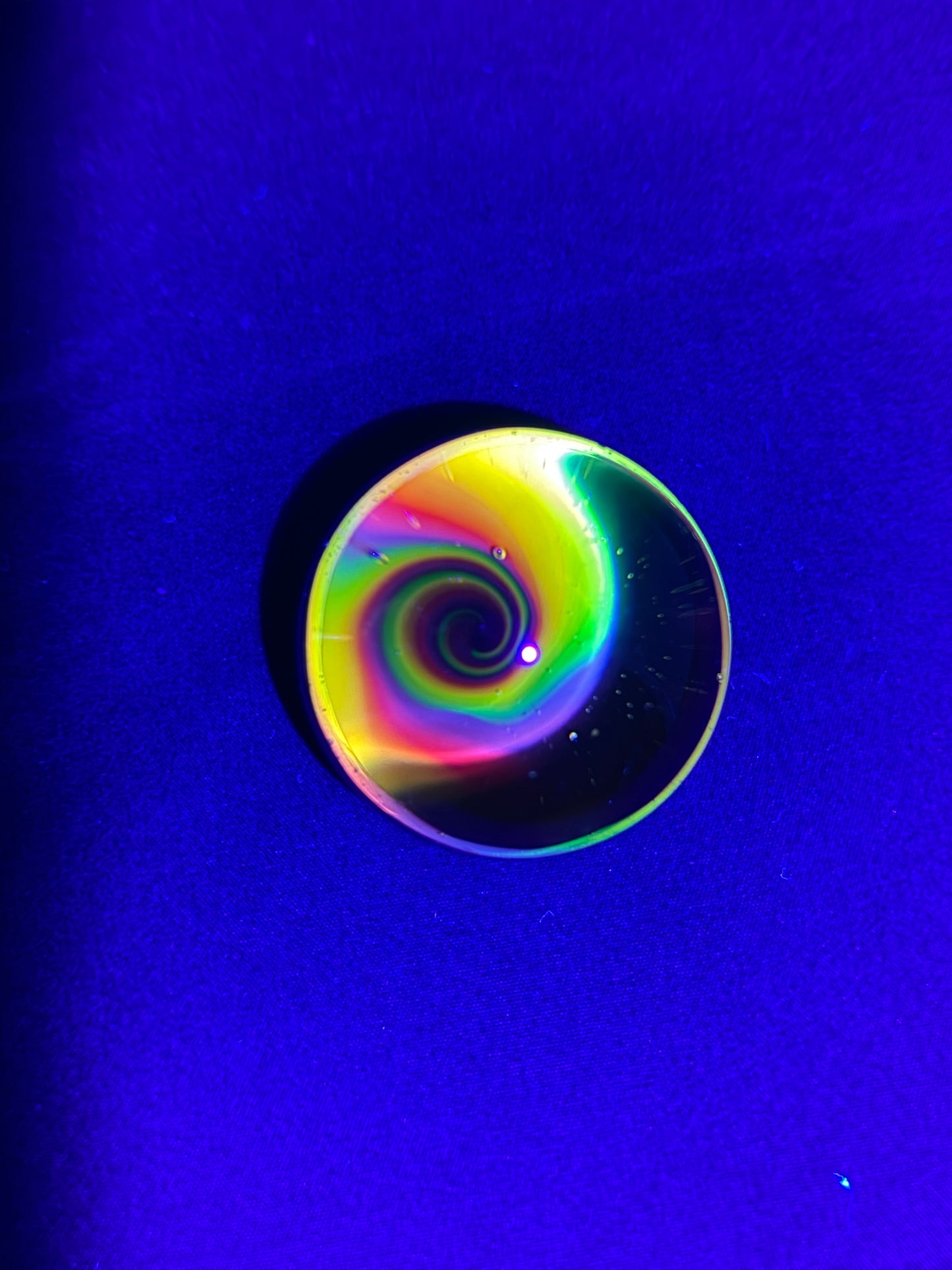 UV Rainbow Vortex Marble (42mm)