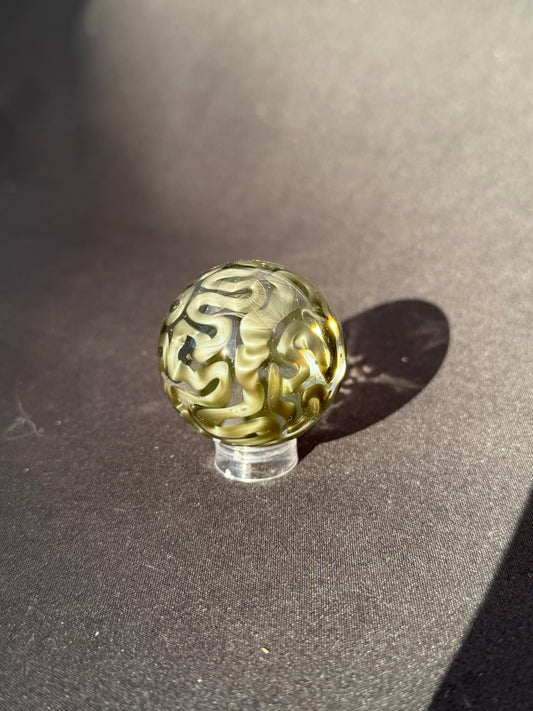Brain Ball Marble (35mm) (UV reactive)