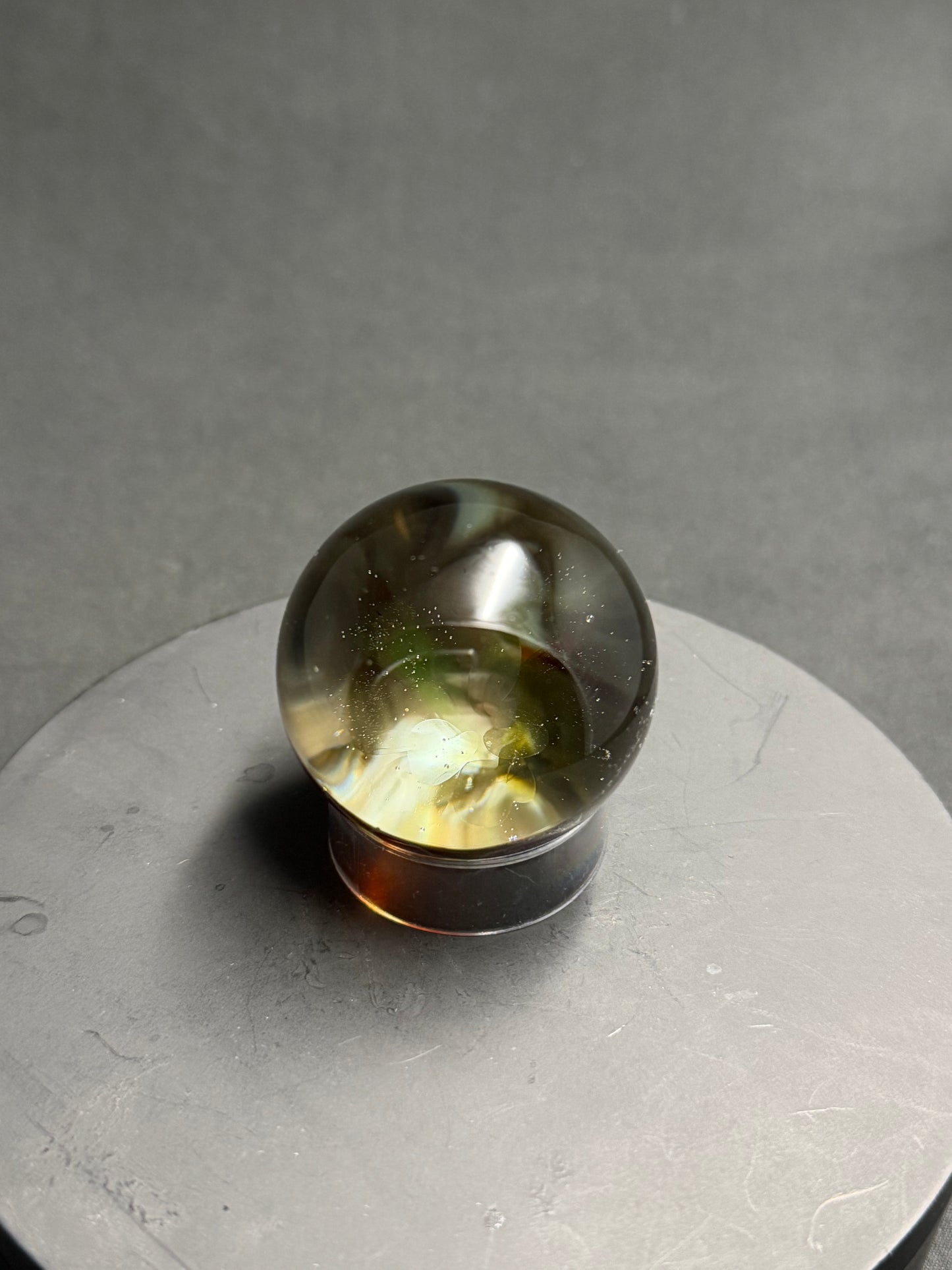 UV Rainbow Flower Marble (41mm)