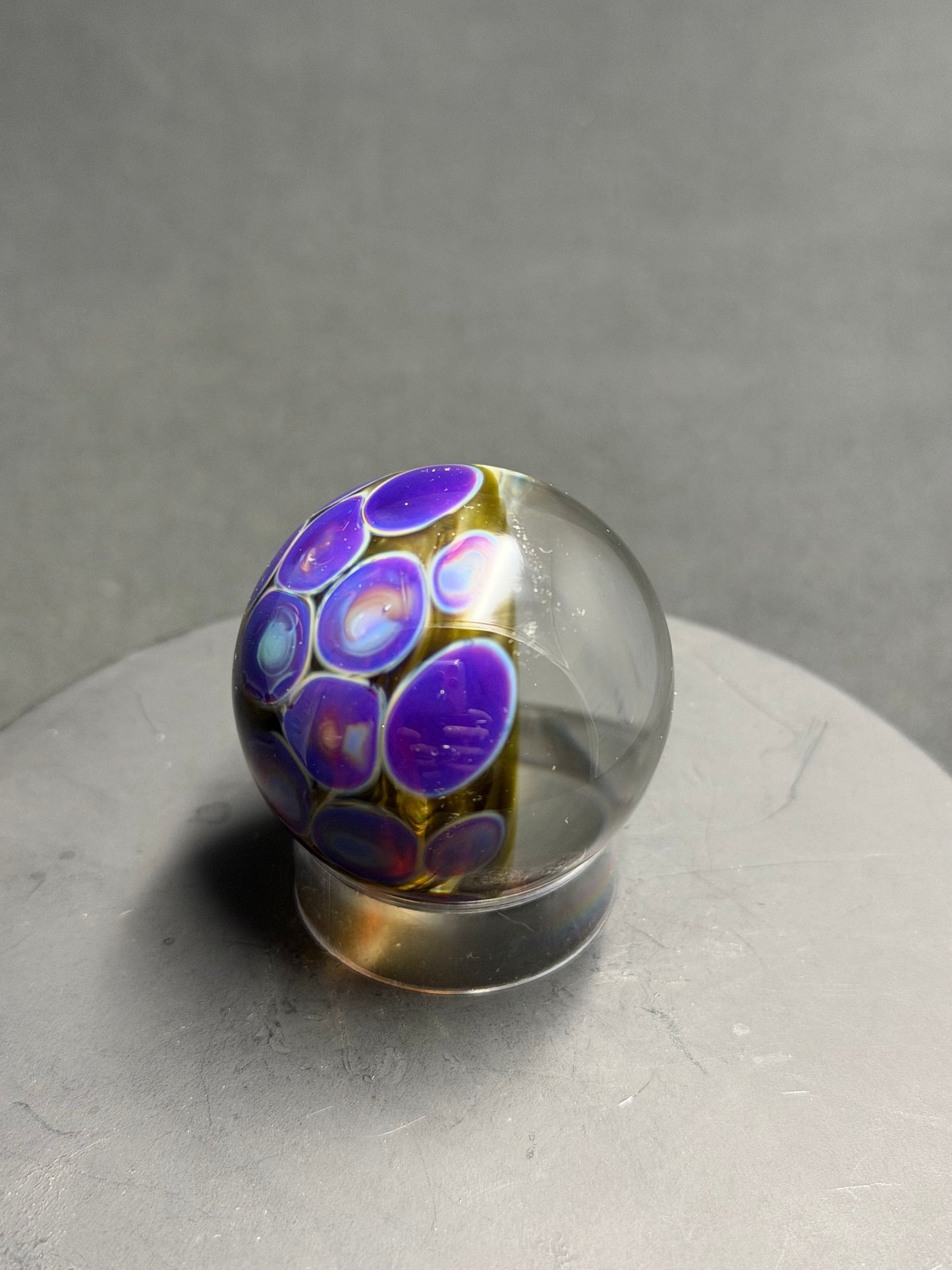 UV Rainbow Flower Marble (41mm)