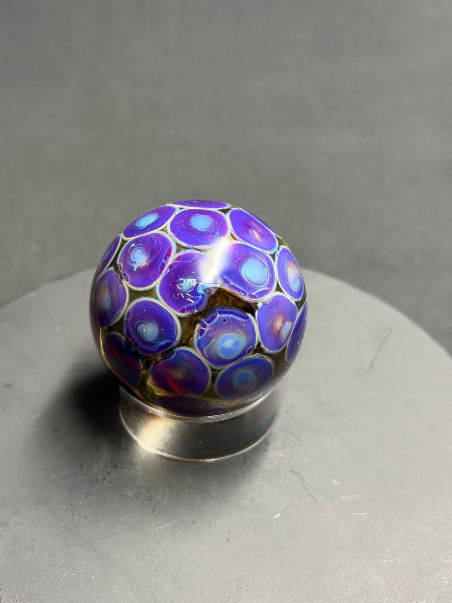 UV Rainbow Flower Marble (41mm)