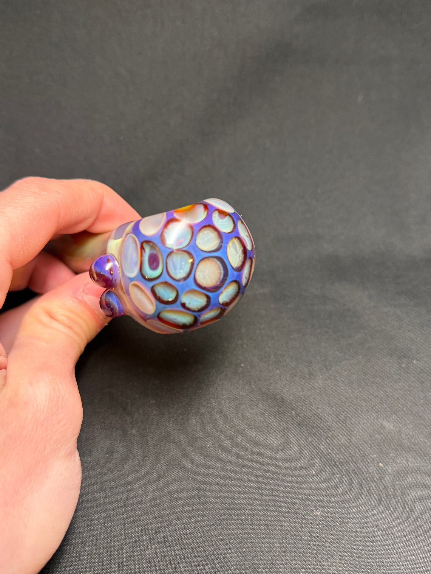 Warm Amber Purple Pipe (UV Reactive)