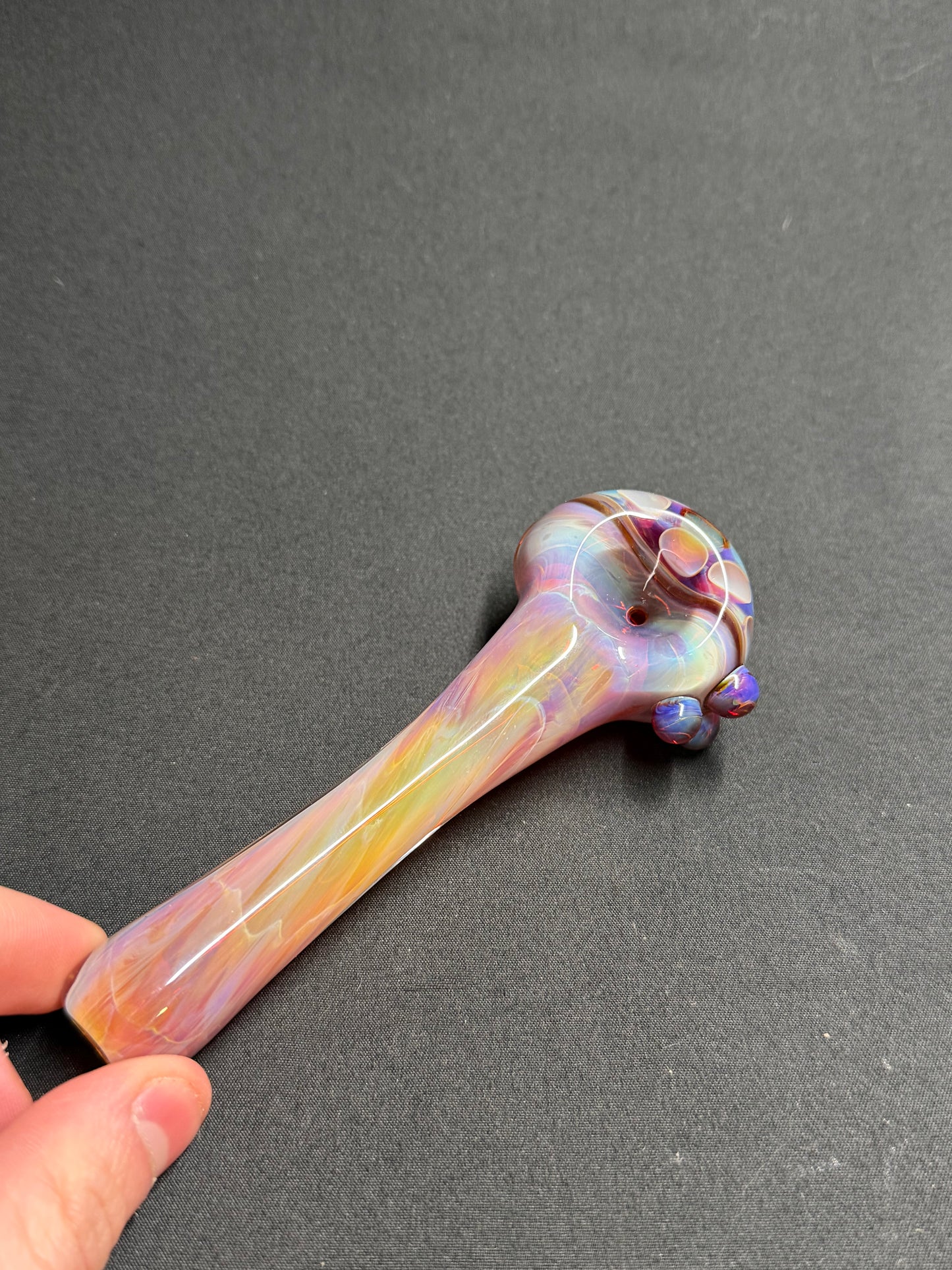 Warm Amber Purple Pipe (UV Reactive)