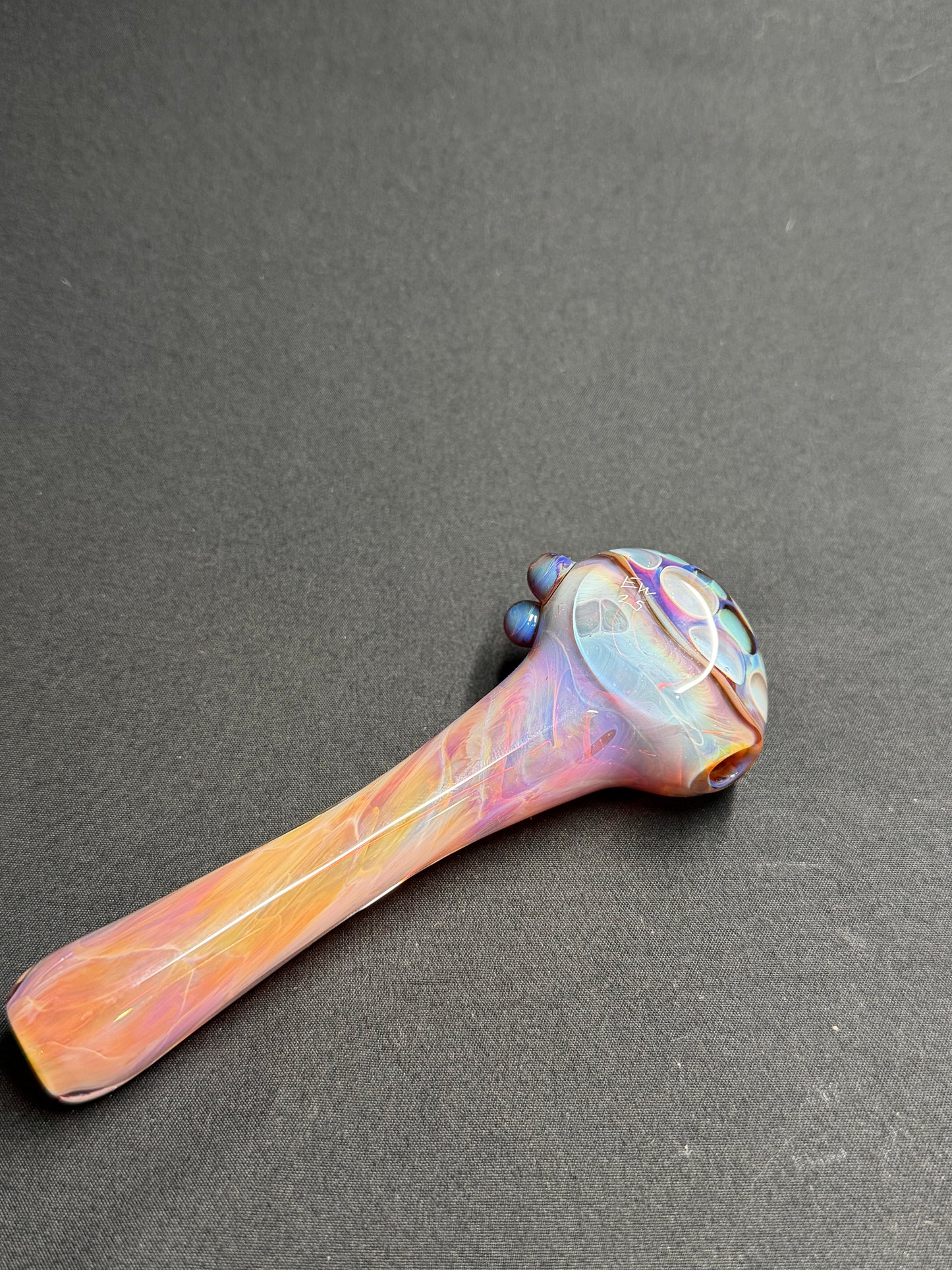 Warm Amber Purple Pipe (UV Reactive)