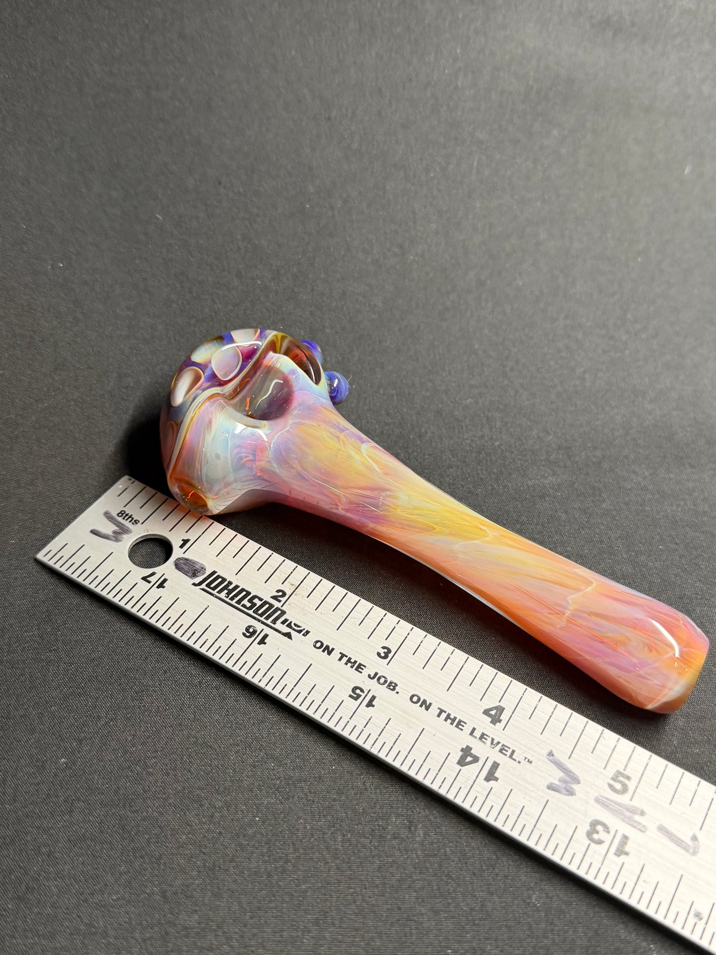 Warm Amber Purple Pipe (UV Reactive)