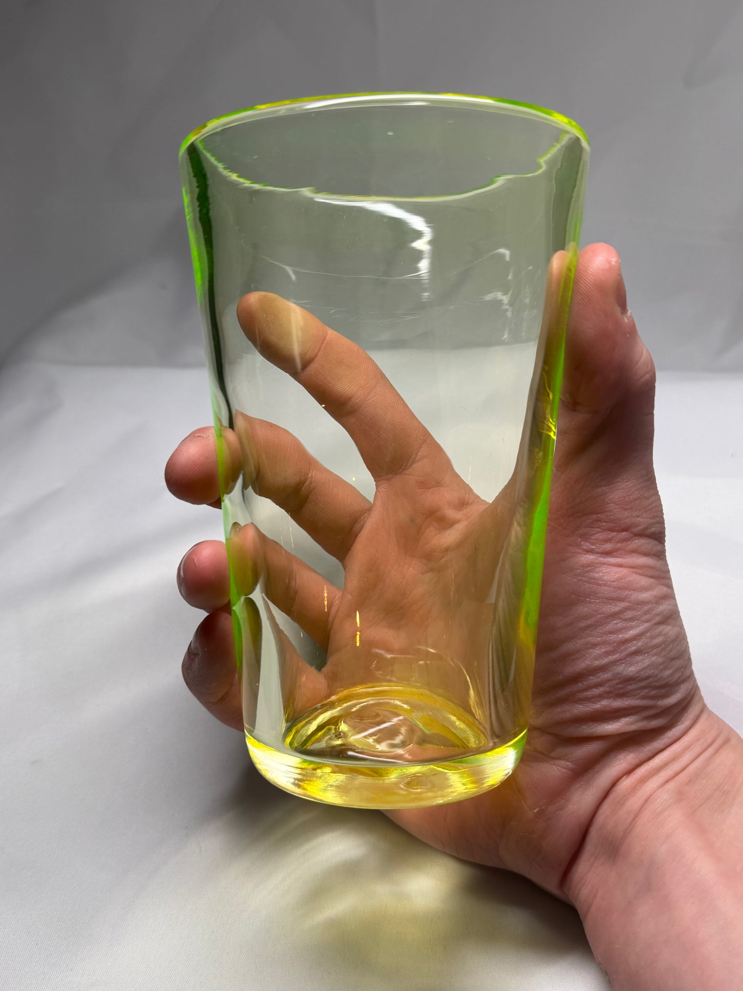 Uranium Glass American Pint (12oz)