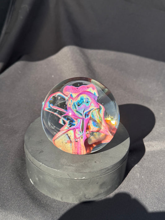 Multi-Color Implosion Paperweight (3.2")