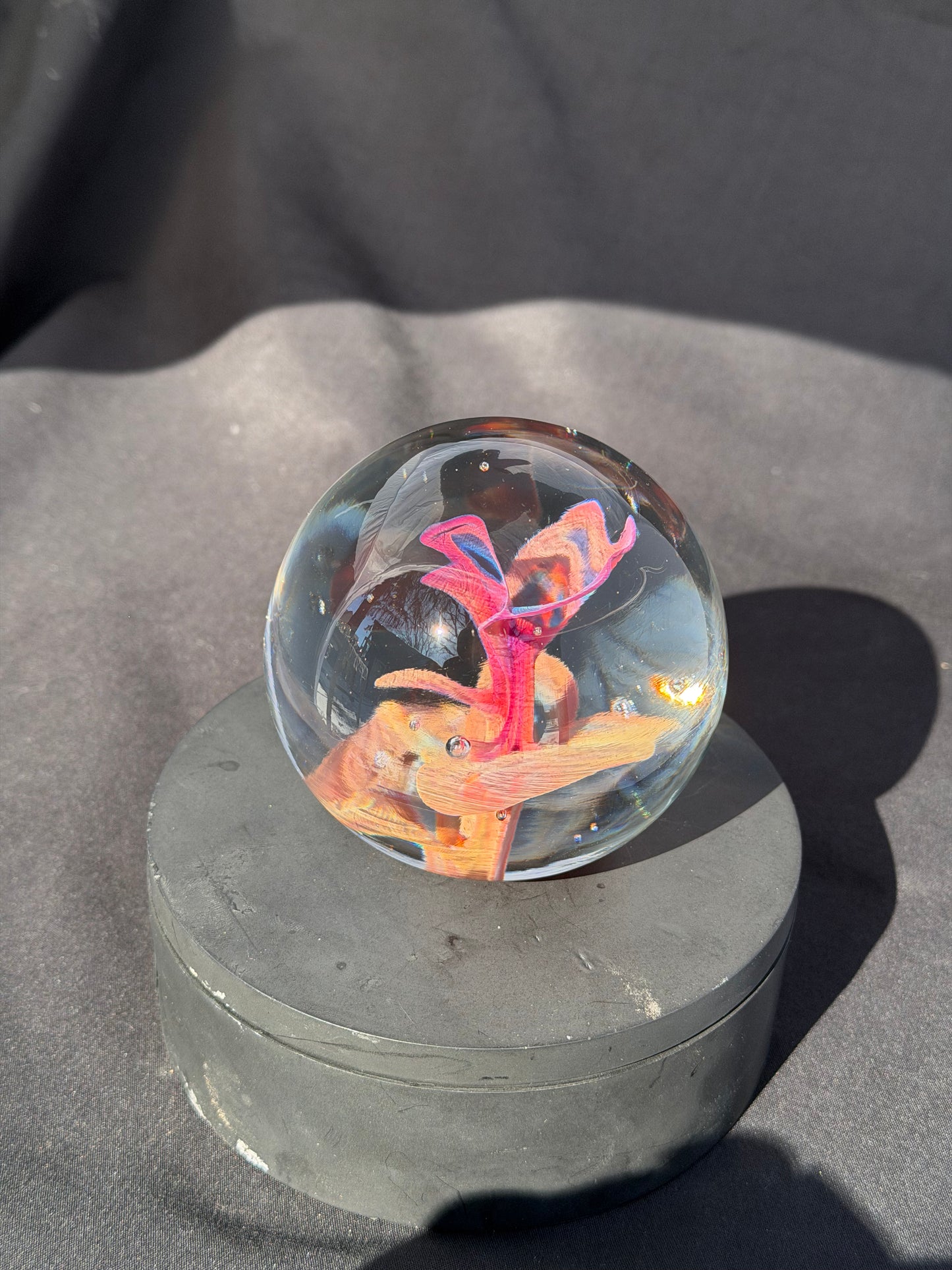 Multi-Color Implosion Paperweight (3.2")