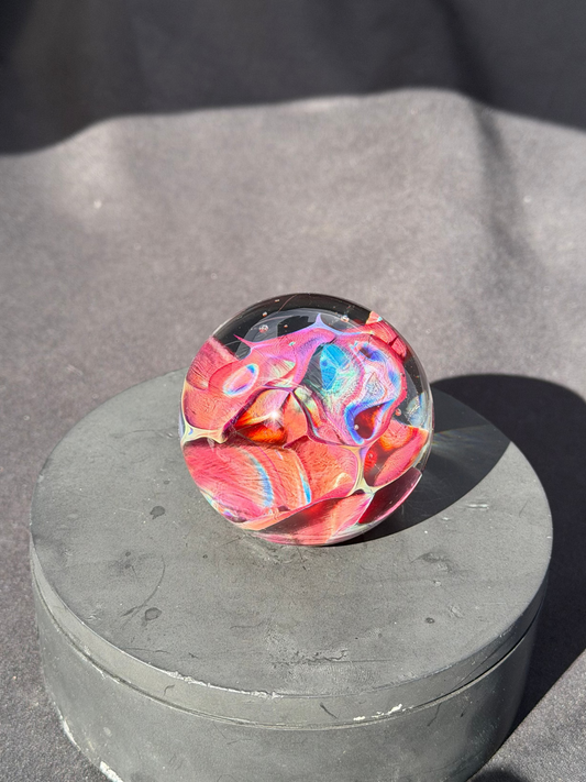 Multi-Color Implosion Paperweight (2.2")