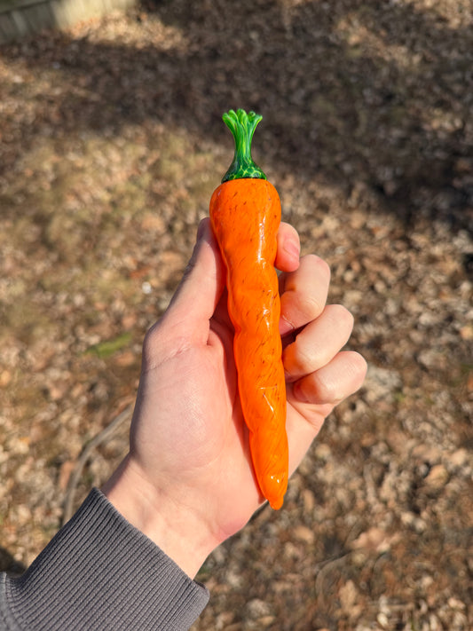 Solid Glass Carrot