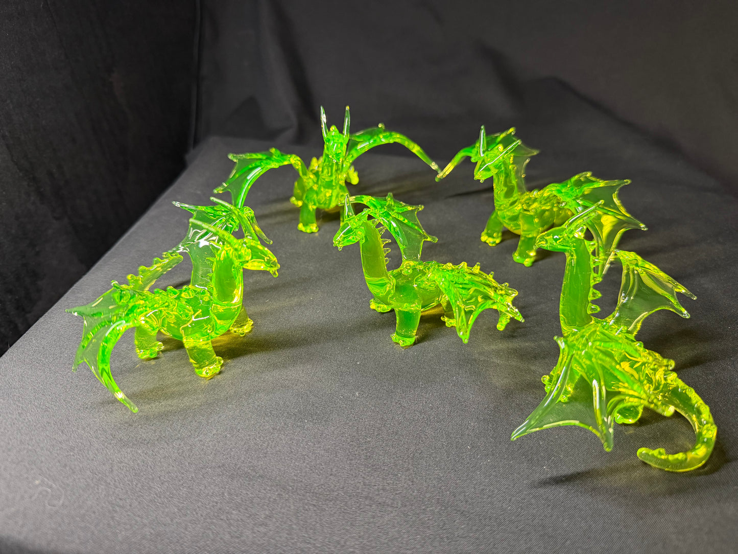 Uranium Glass Dragon
