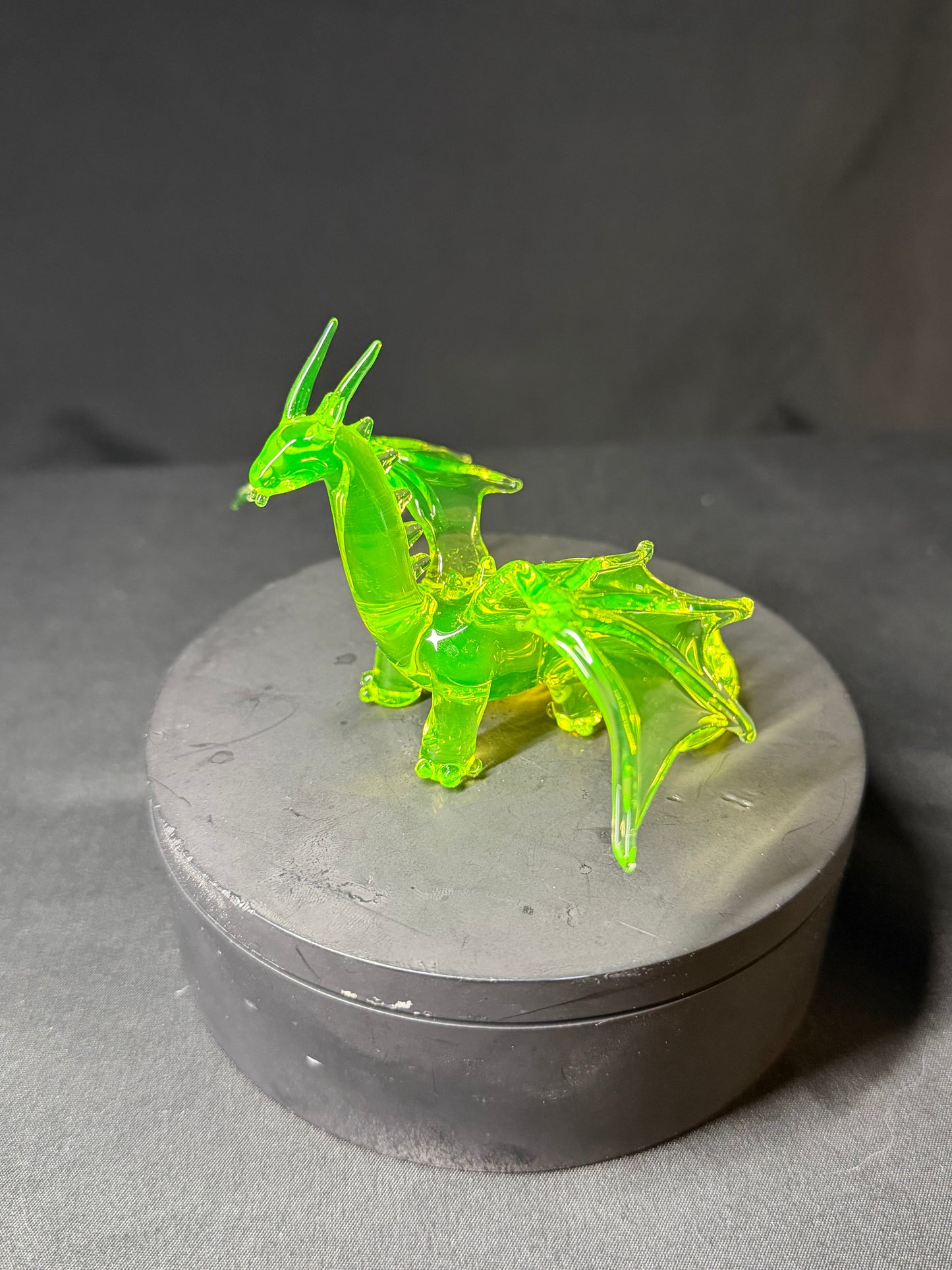 Uranium Glass Dragon