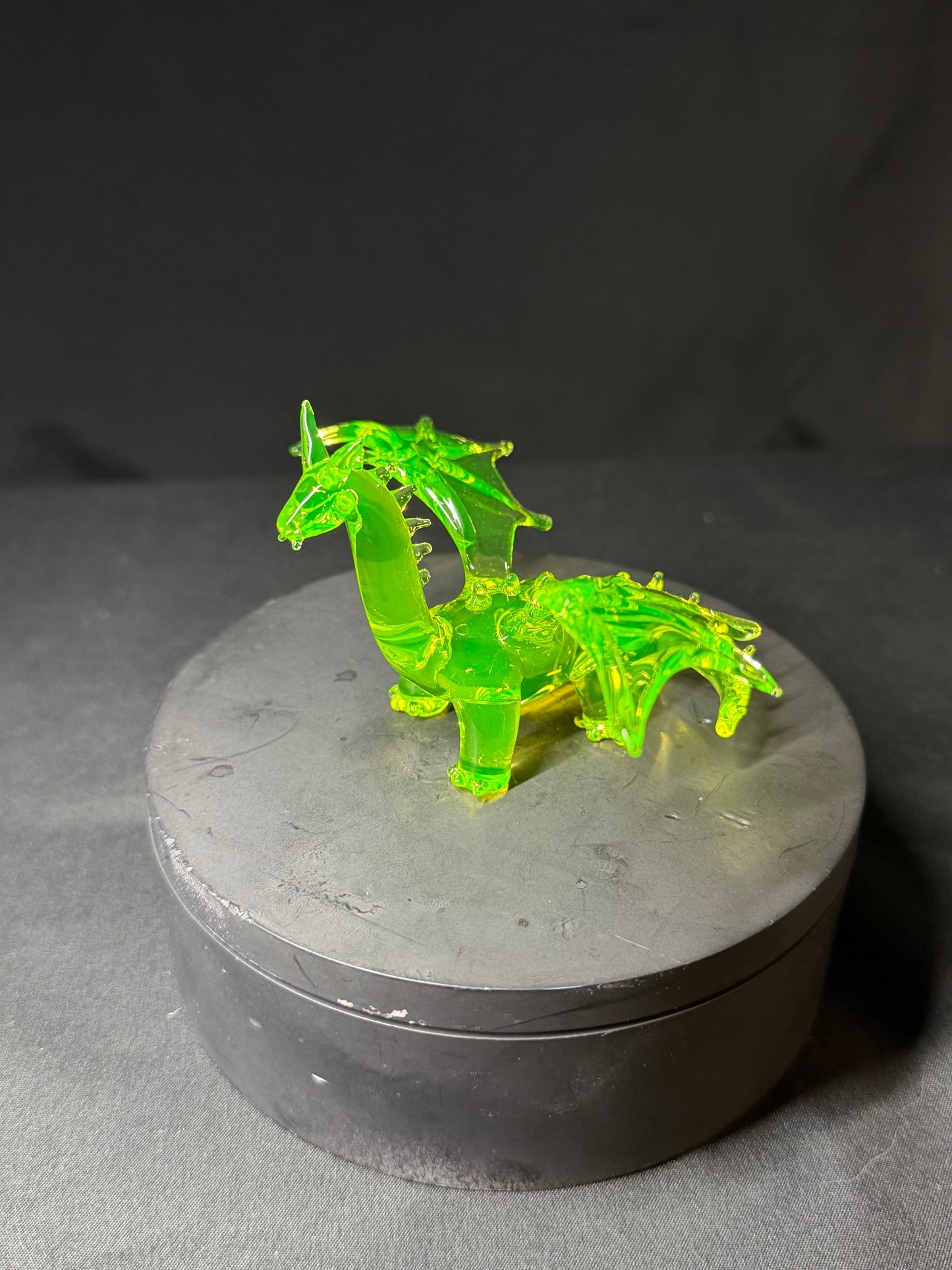Uranium Glass Dragon