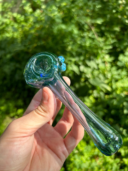 Blue Uranium Glass Pipe