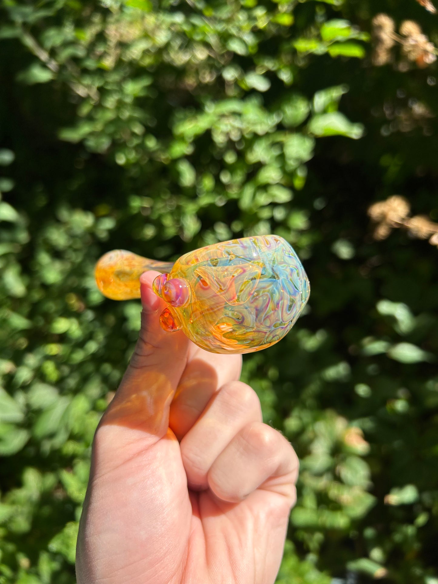 Amber Purple Brain Tech Pipe