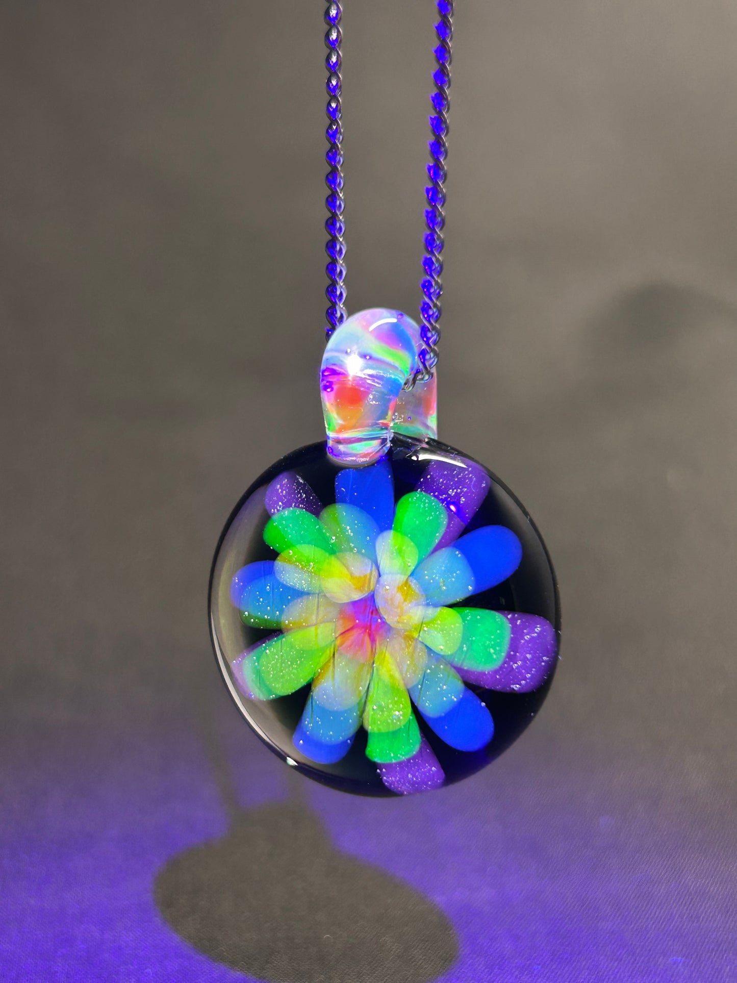 Rainbow Implosion Pendant