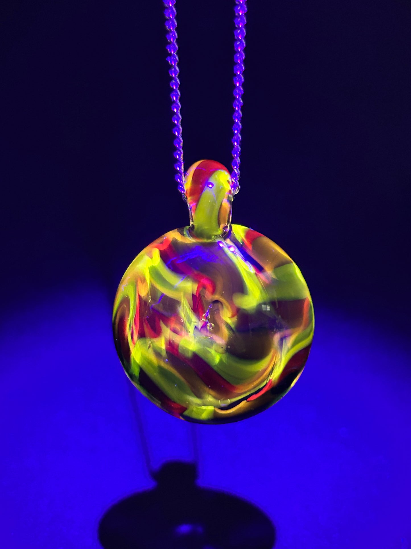 Multi Color Cane UV Pendants