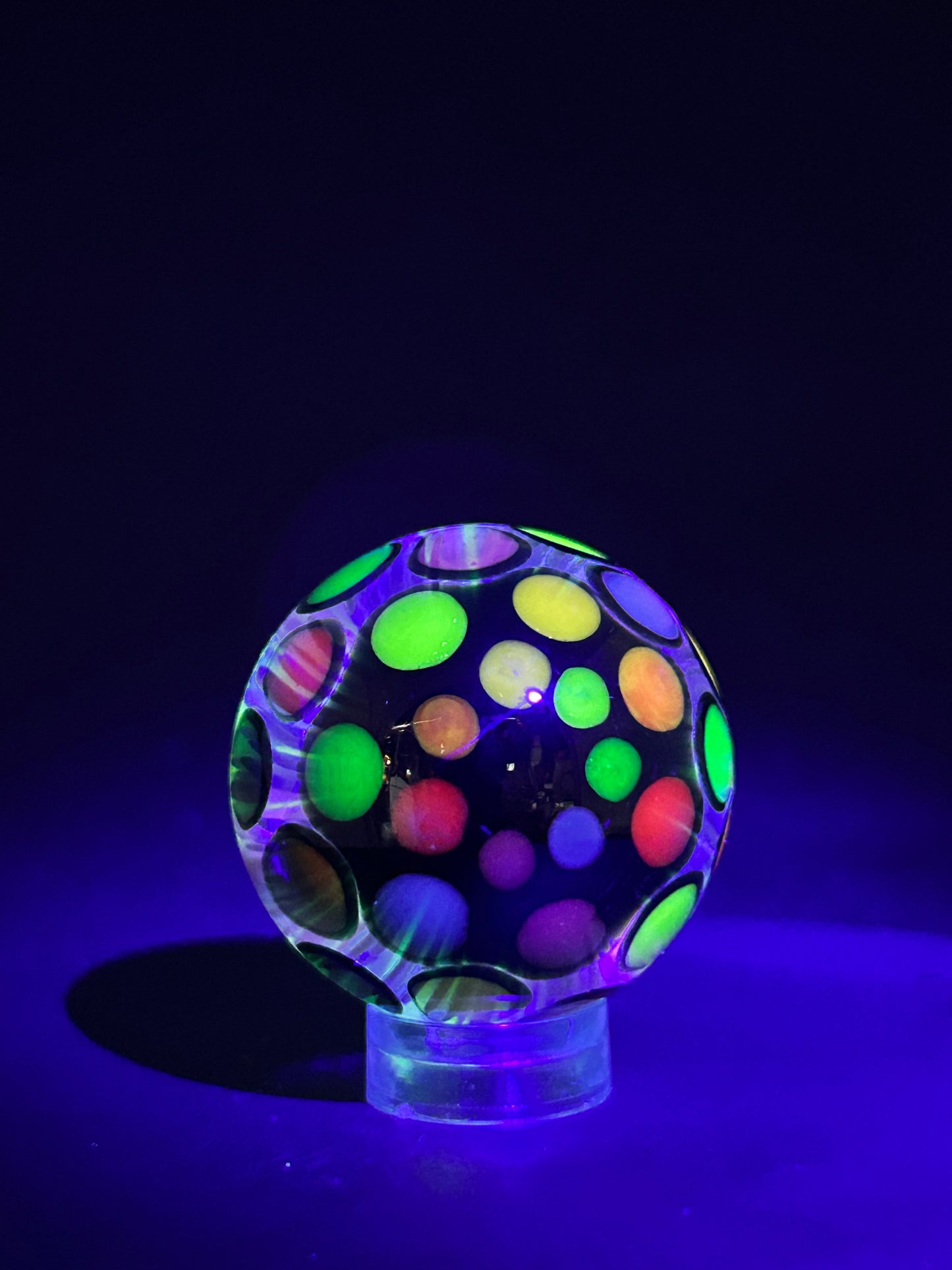 Rainbow UV Implosion Marble 33mm